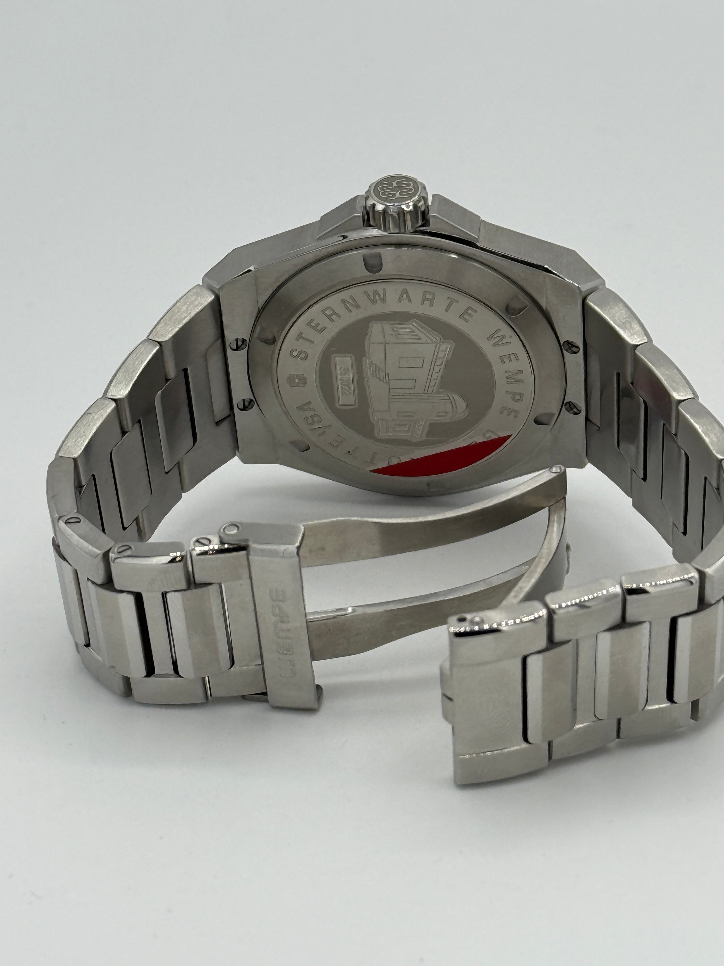 Wempe Watch Glashütte I/SA Iron Walker Ref.WI100031 2023 Full Set wie Neu