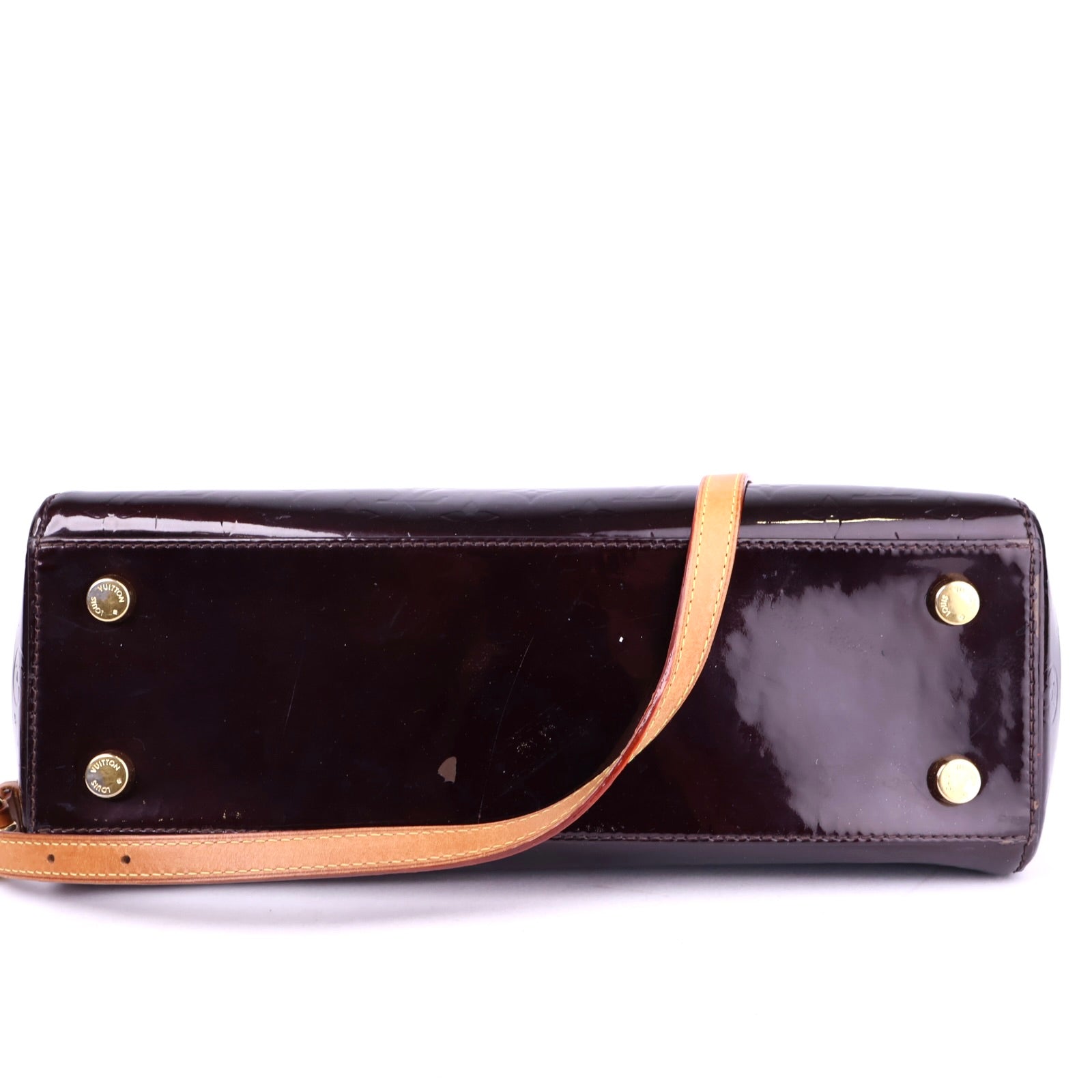 J3270 Louis Vuitton Amarante Monogram Vernis Brea MM - Pre Owned