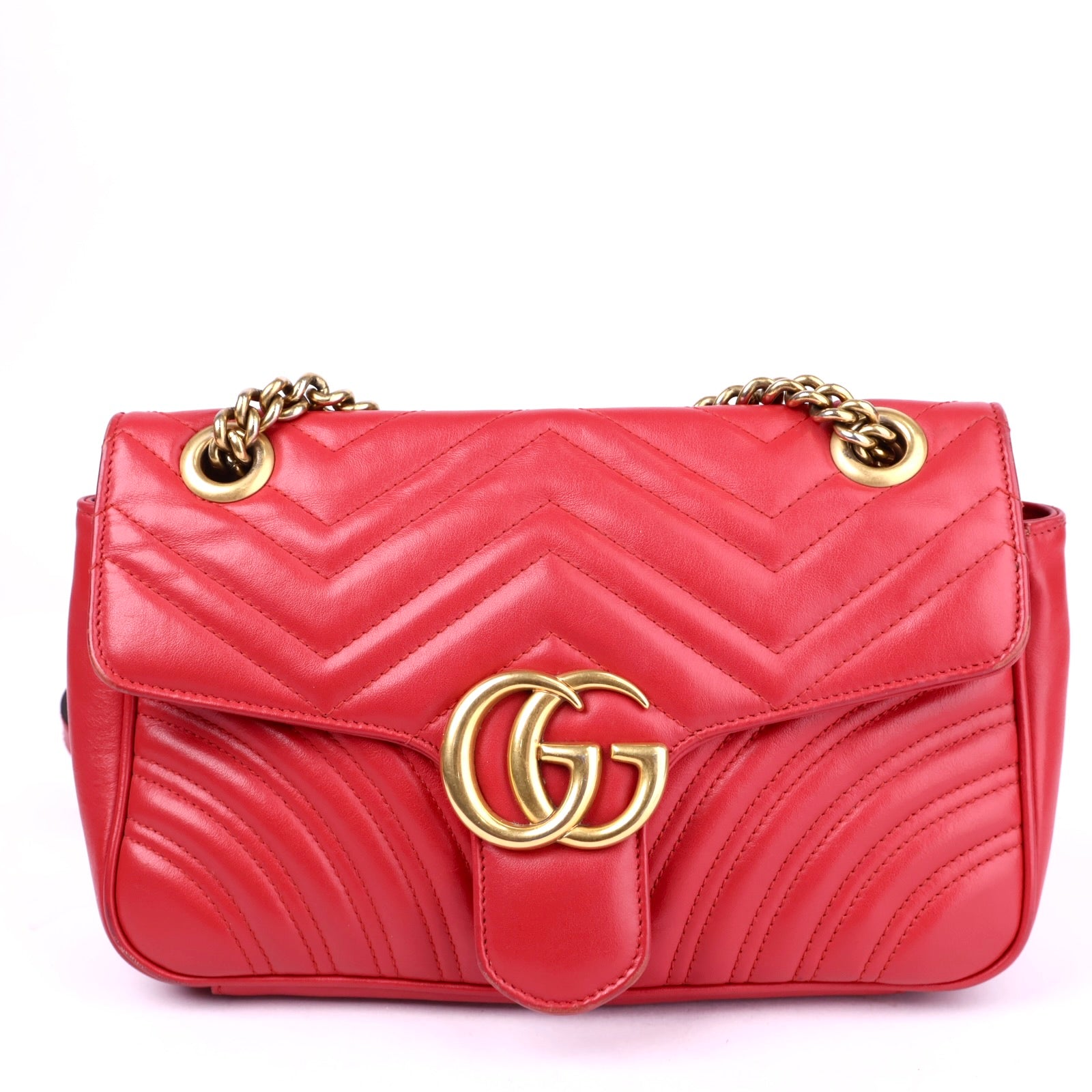 J3292 Gucci GG Marmont Small Shoulder Bag- Pre Owned