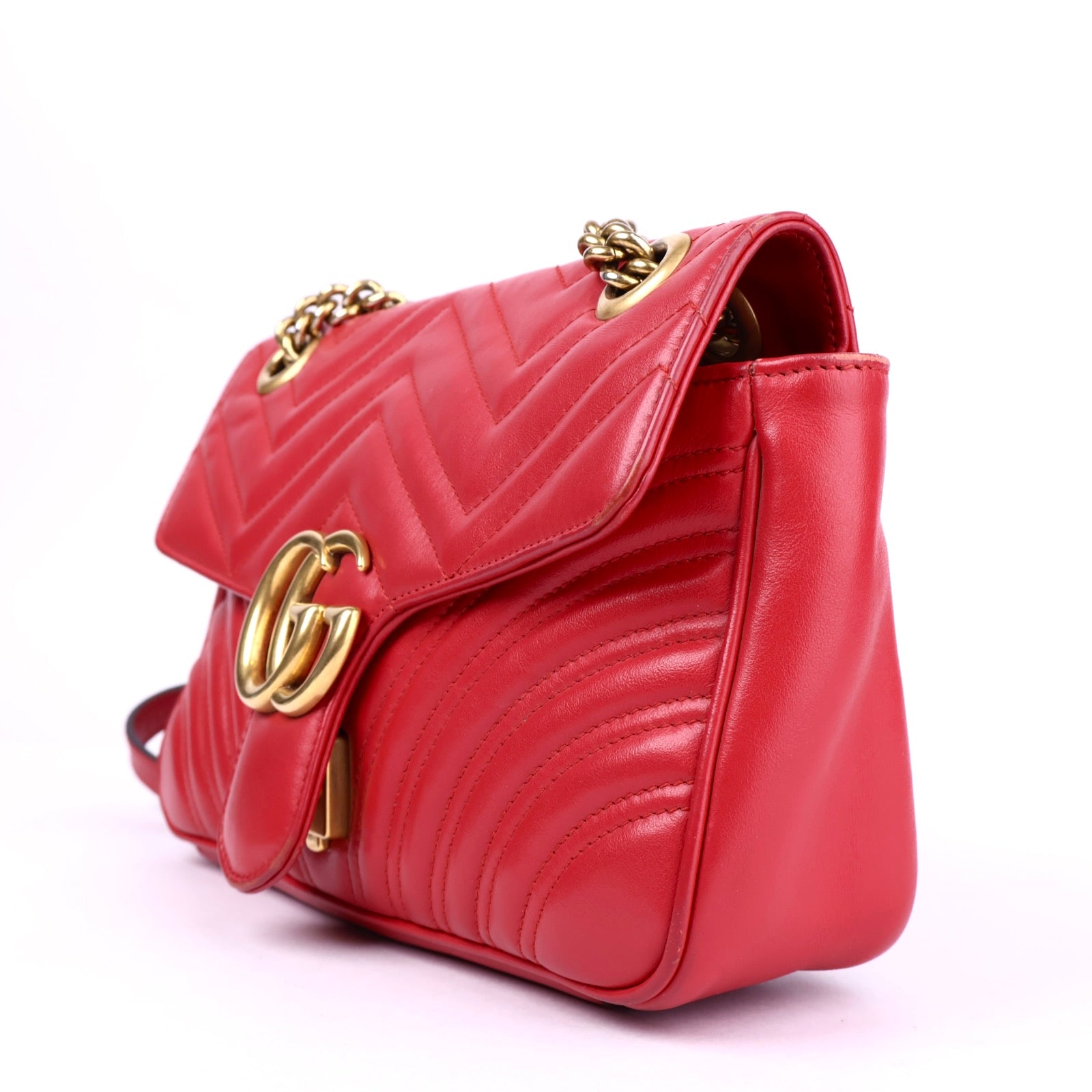 J3292 Gucci GG Marmont Small Shoulder Bag- Pre Owned