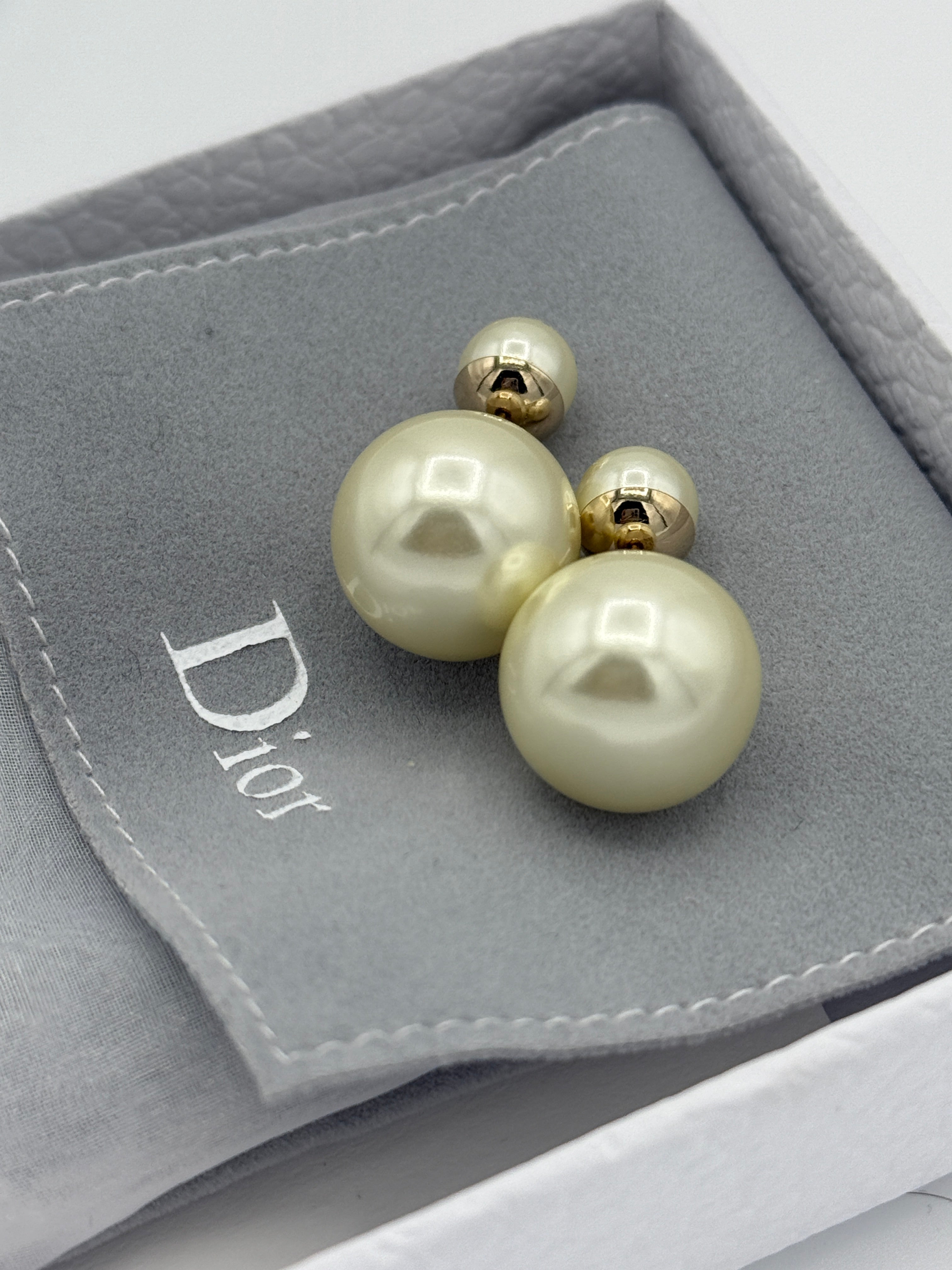 Dior Tribal Pearl Earrings