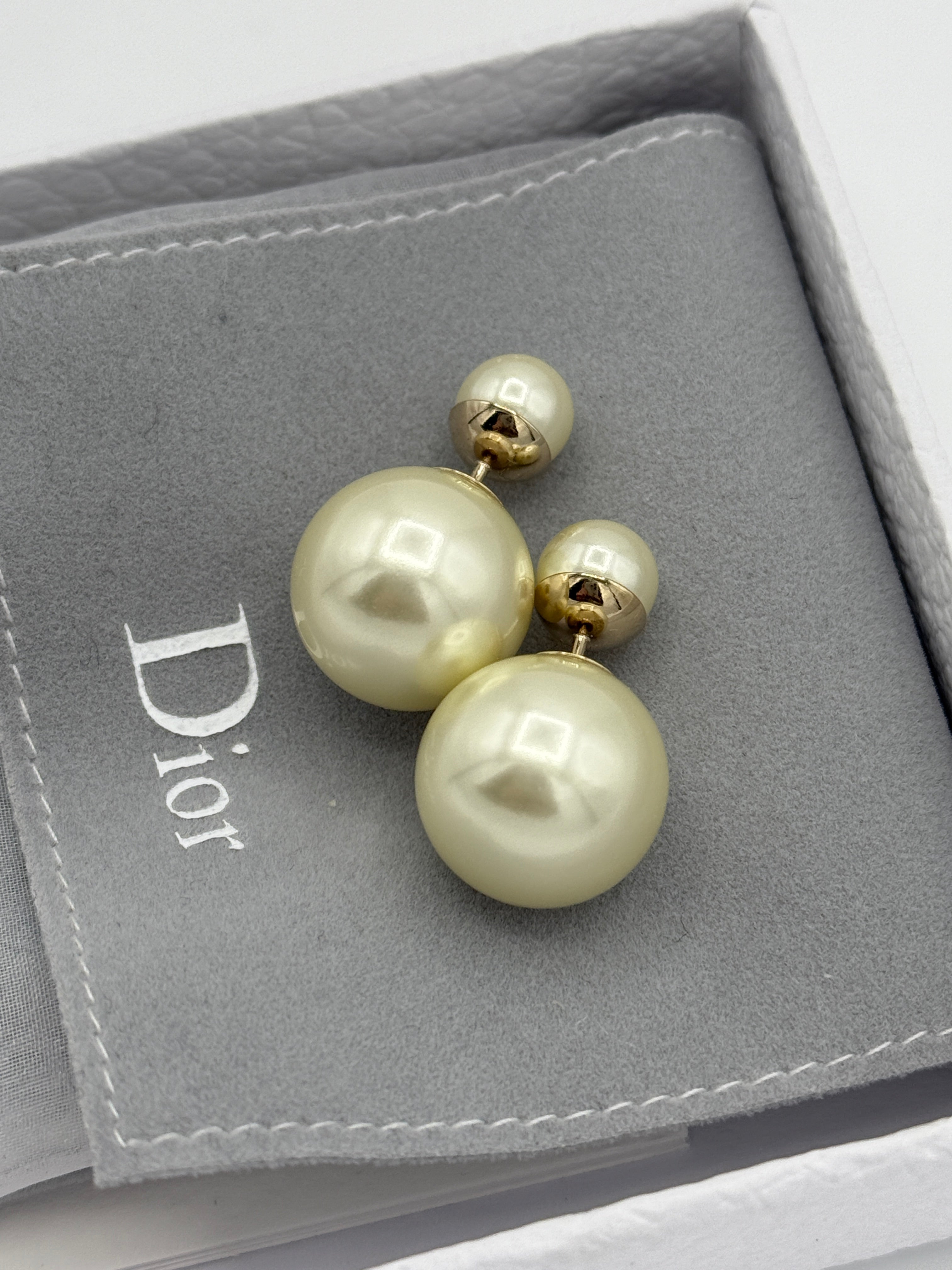 Dior Tribal Pearl Earrings