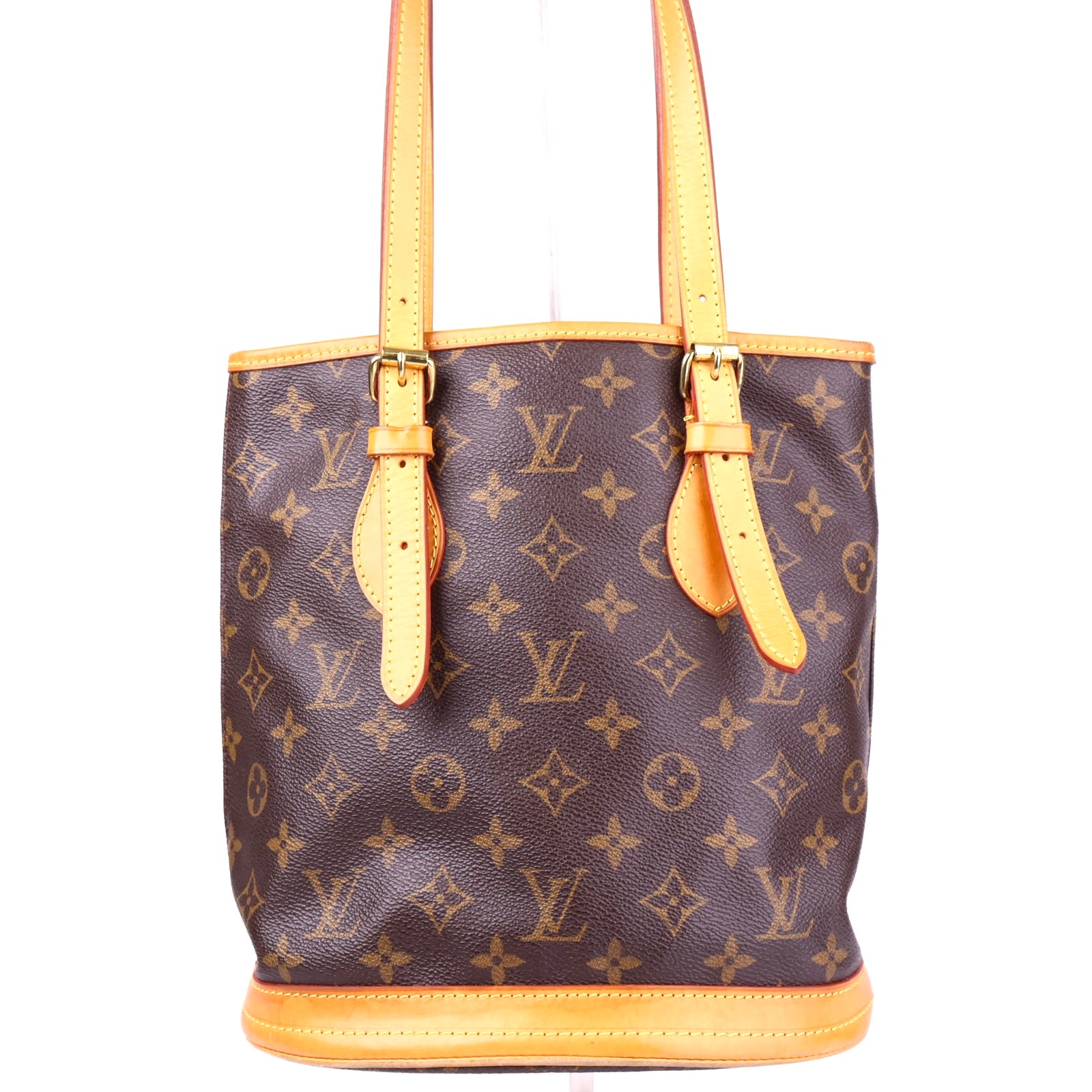 J3290R Louis Vuitton Monogram Petit Bucket 23 Bag- Pre Owned