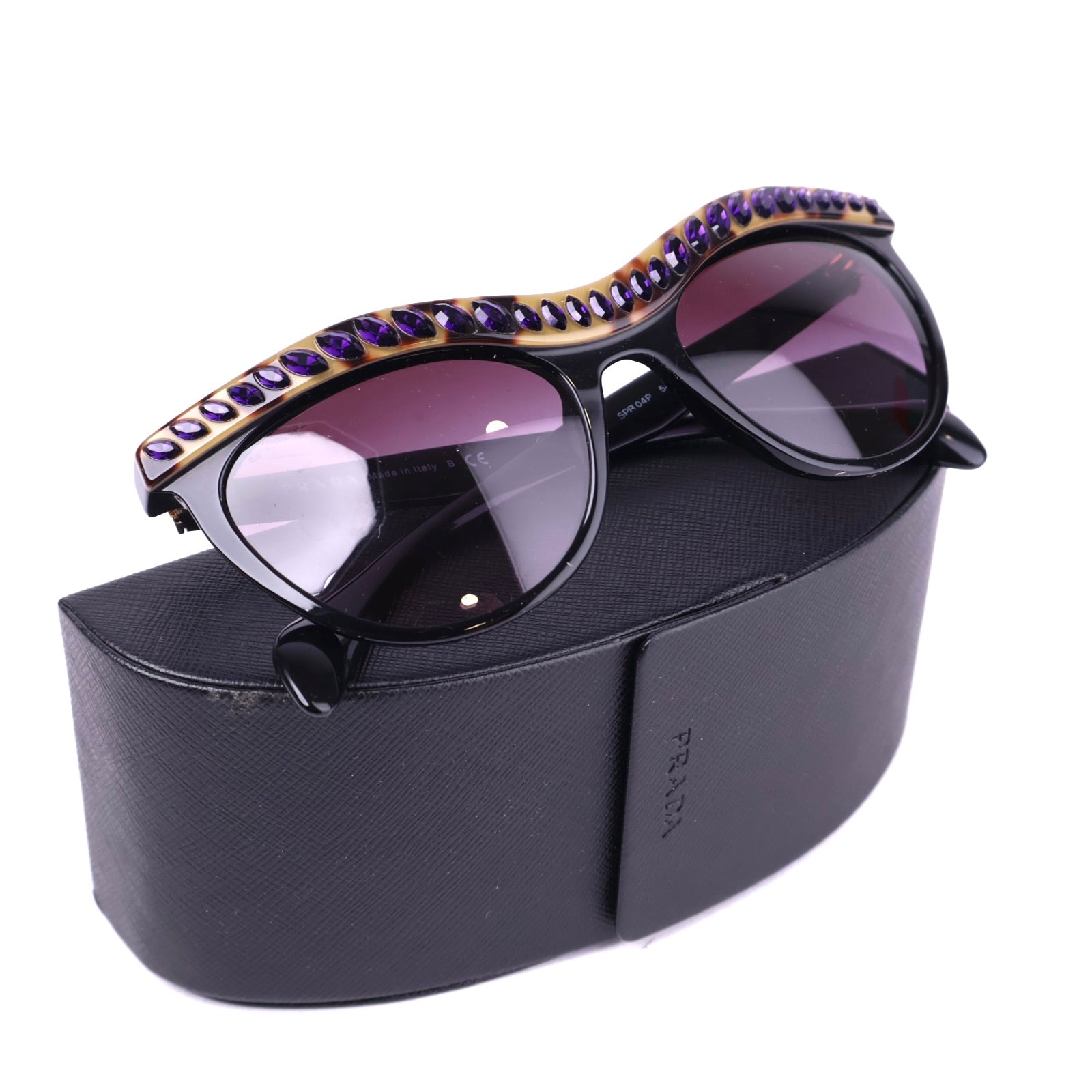 J3251 Prada Animal Print Sunglasses- Pre Owned