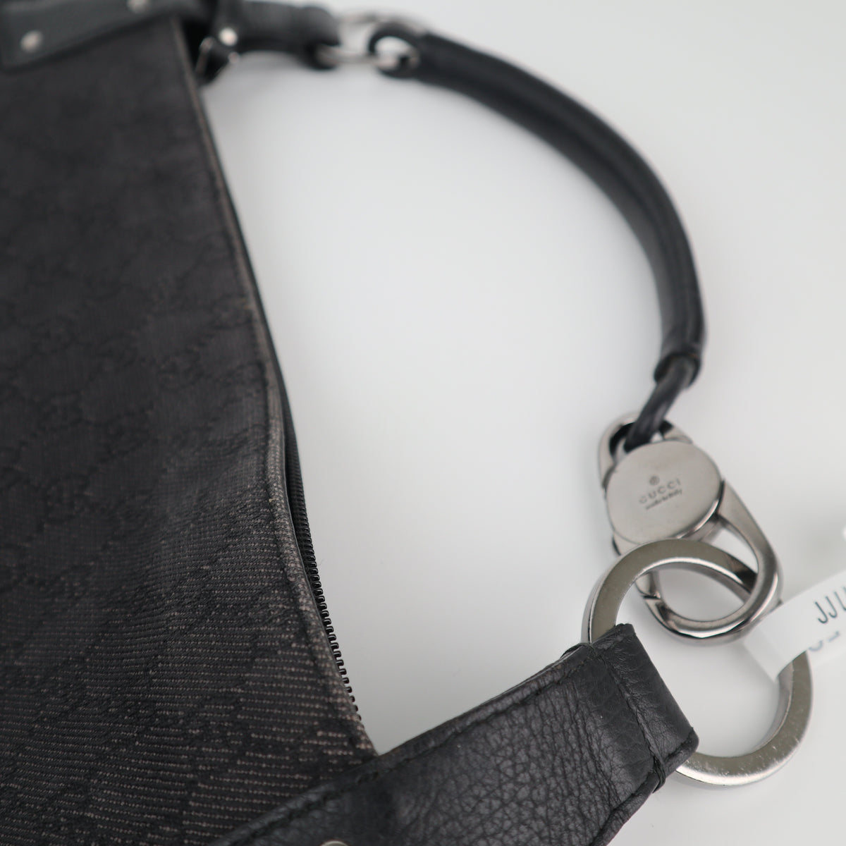 C2272# Gucci Shoulder Bag GG Denim Shoulder Bag Hobo | Pre-Owned Very Good Denim
