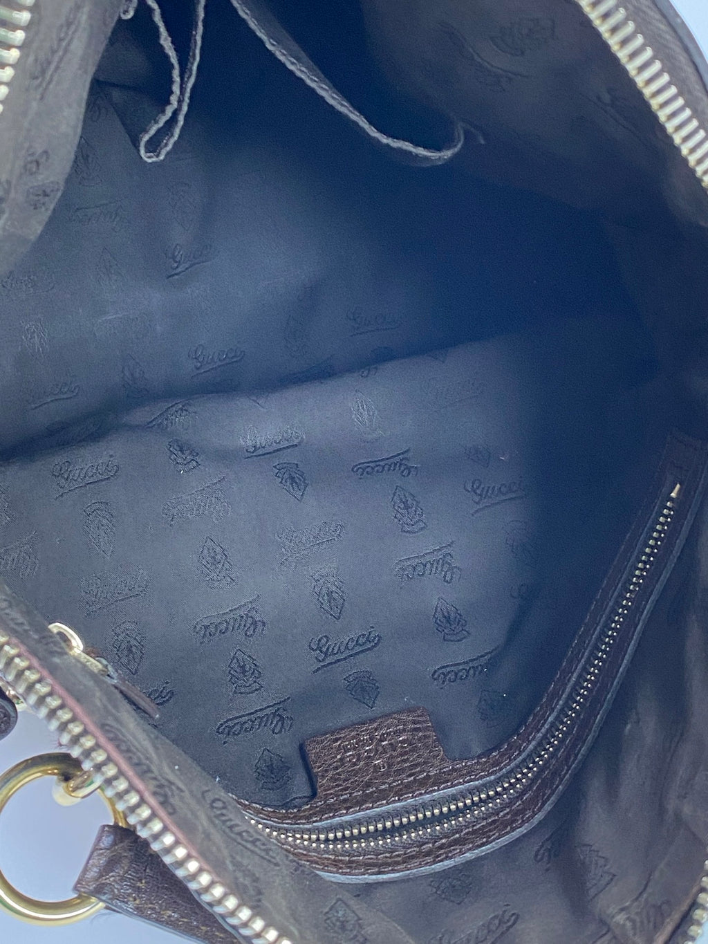 J2705 Gucci Shoulder Bag GG Canvas Medium Tote Bag | Pre-Owned Like New Brown / Beige GG canvas/GG monogram