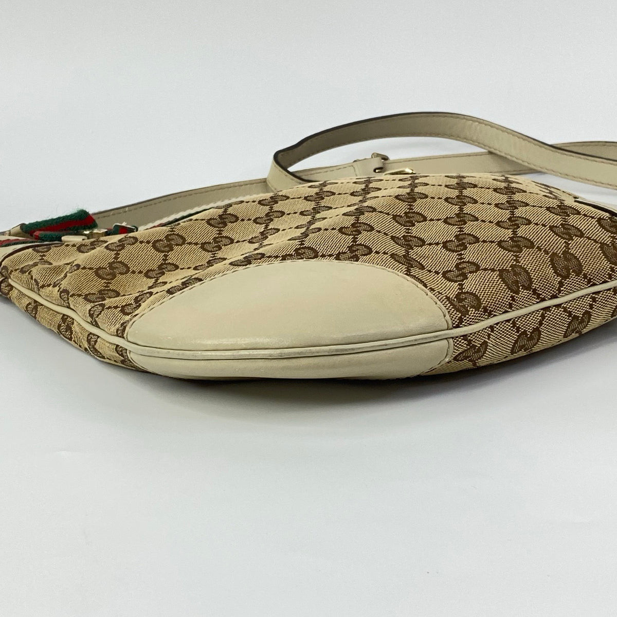 J2712 Gucci Crossbody Bag Mayfair GG Canvas Crossbody Bag | Pre-Owned Excellent Brown / Beige GG canvas/GG monogram
