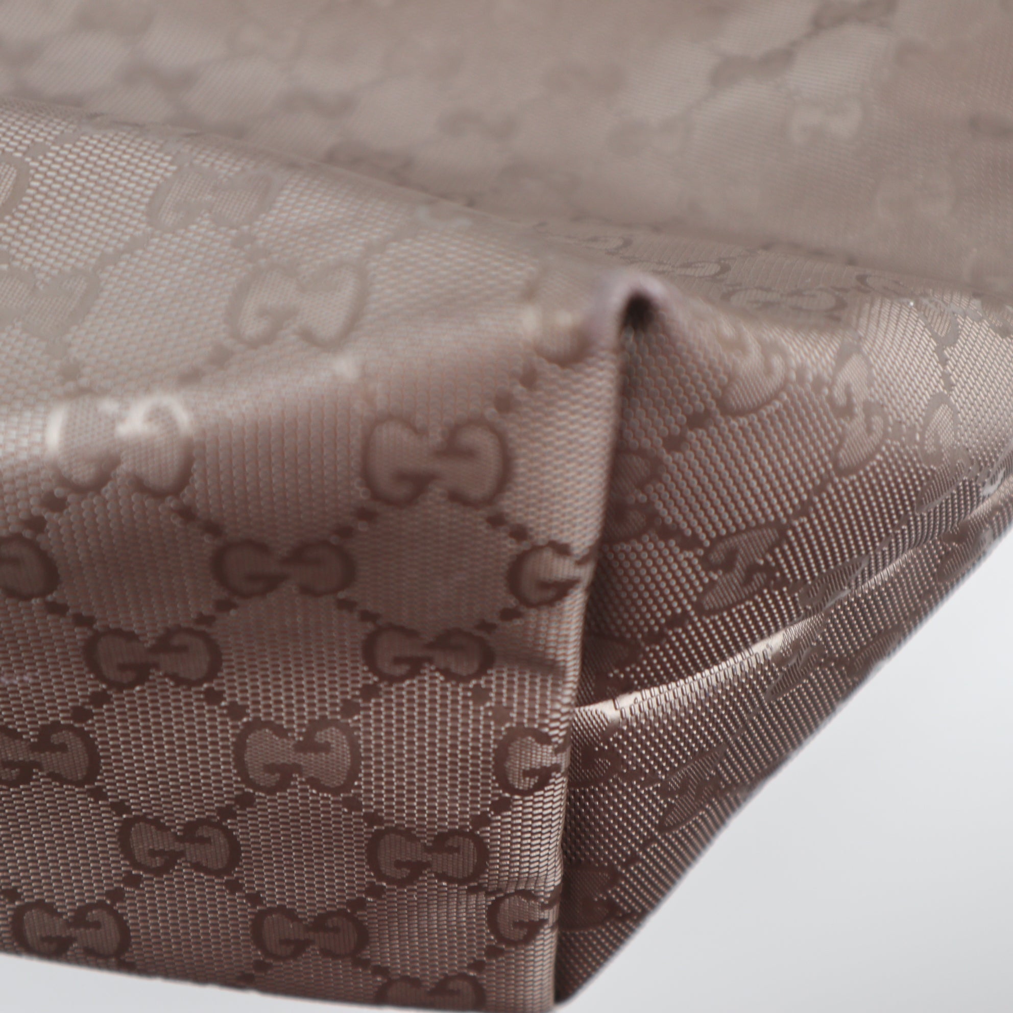 C2277 Gucci Tote Bag GG Imprime Tote Bag Large Brown | Pre-Owned Very Good Brown Leather GG Imprime