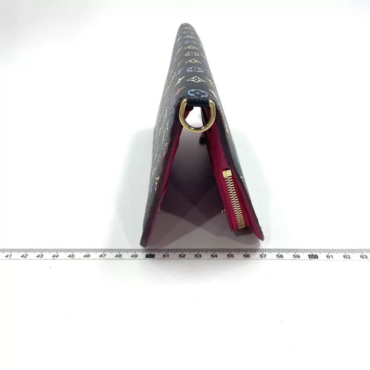 J2738 Louis Vuitton Wallet Insolite | Pre-Owned Like New Black Coated Canvas Monogram Multicolore
