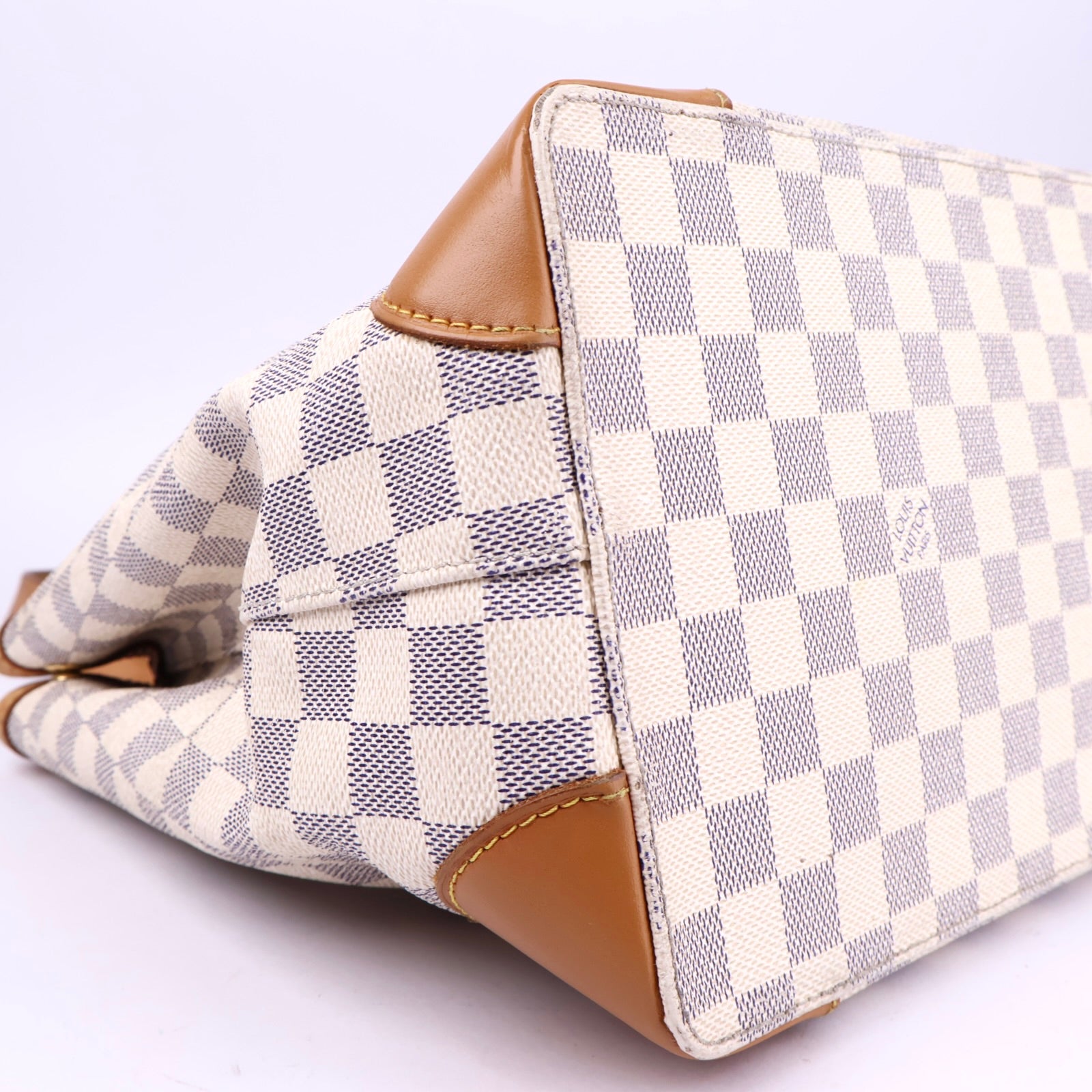 J3337 Louis Vuitton Damier Azur Canvas Hampstead MM Bag- Pre Owned