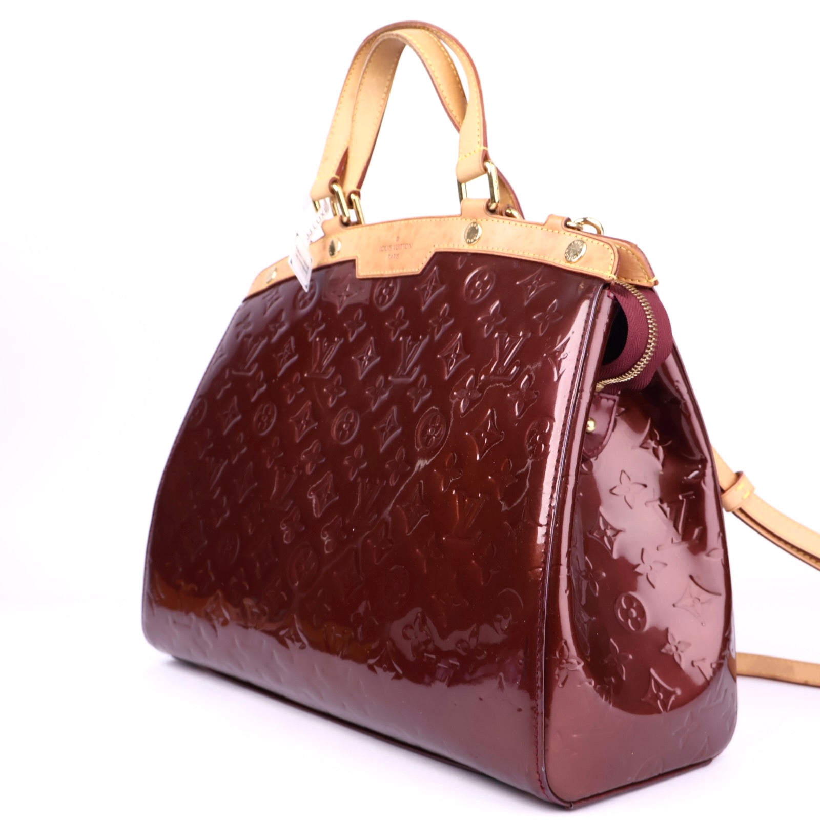 J3297 Louis Vuitton Brea MM Monogram Vernis Bag- Pre Owned