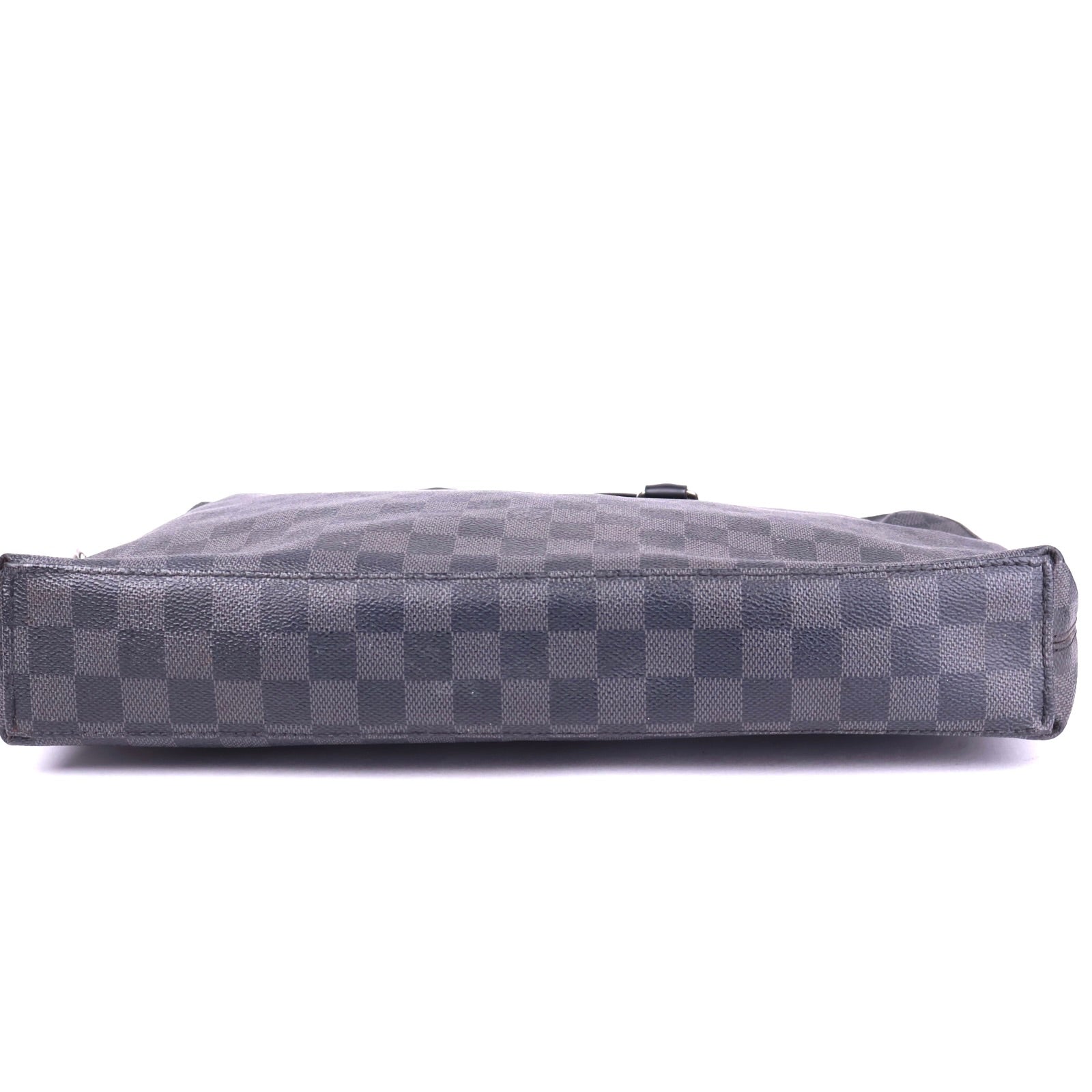 J3281 Louis Vuitton Damier Cobalt Canvas Dandy MM Briefcase Bag- Pre Owned