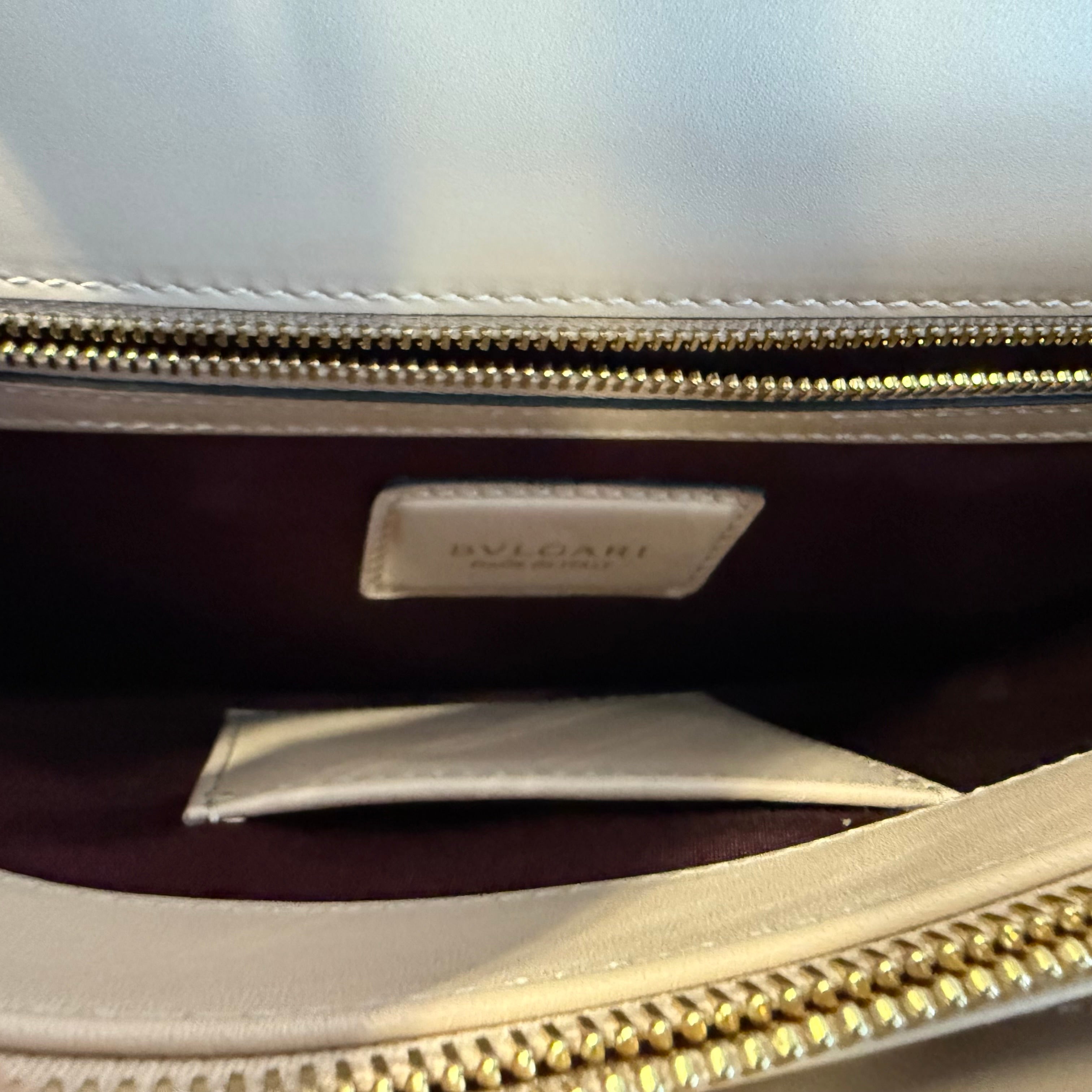 J2933 Bulgari Shoulder Bag Serpenti Forever | Pre-Owned Leather Plain
