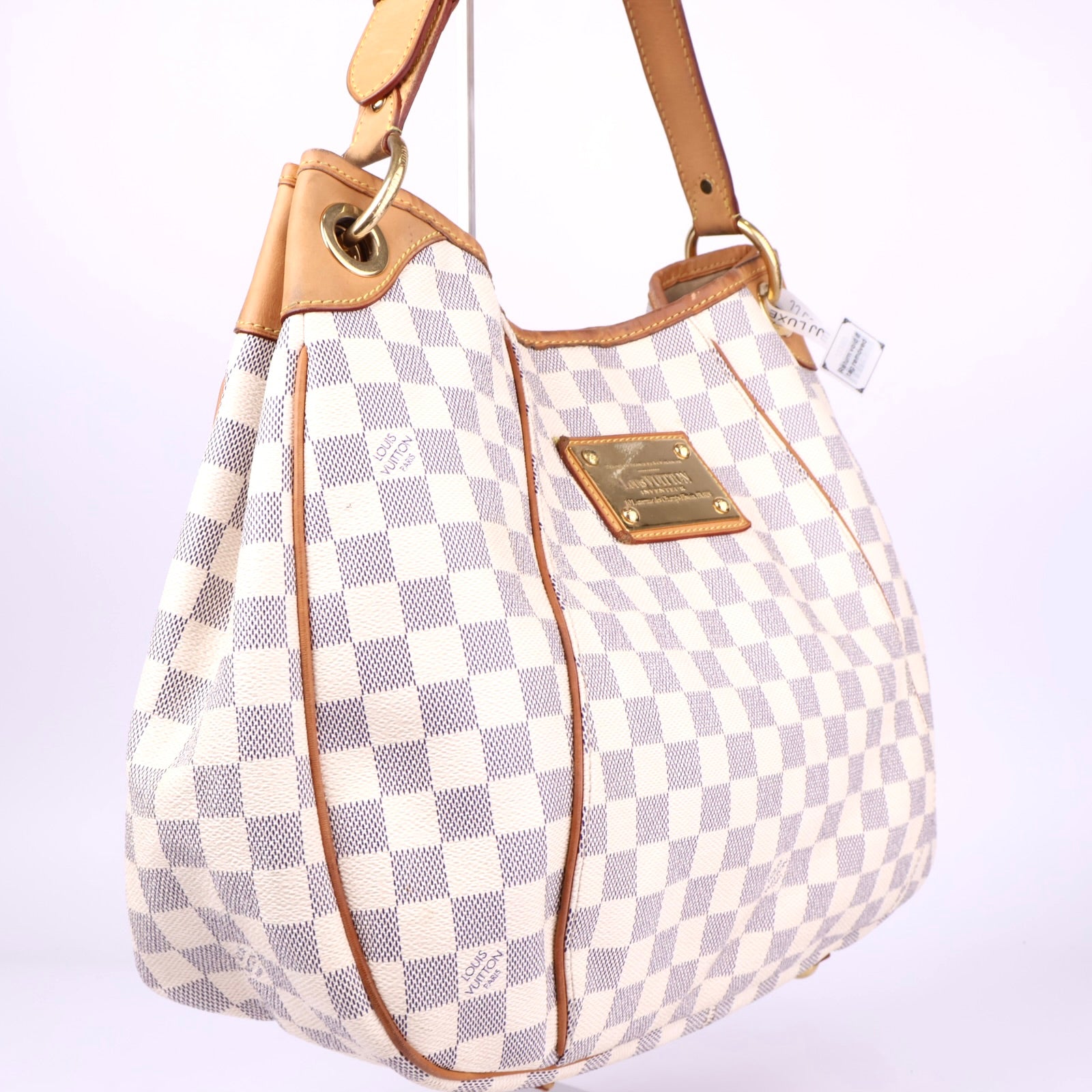J3280 Louis Vuitton Damier Azur Canvas Galliera PM Bag- Pre Owned