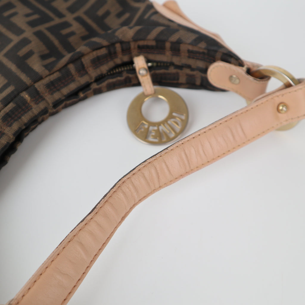 C2283R Fendi Shoulder Bag Zucca Chef Hobo | Pre-Owned Very Good Brown Canvas Zucca
