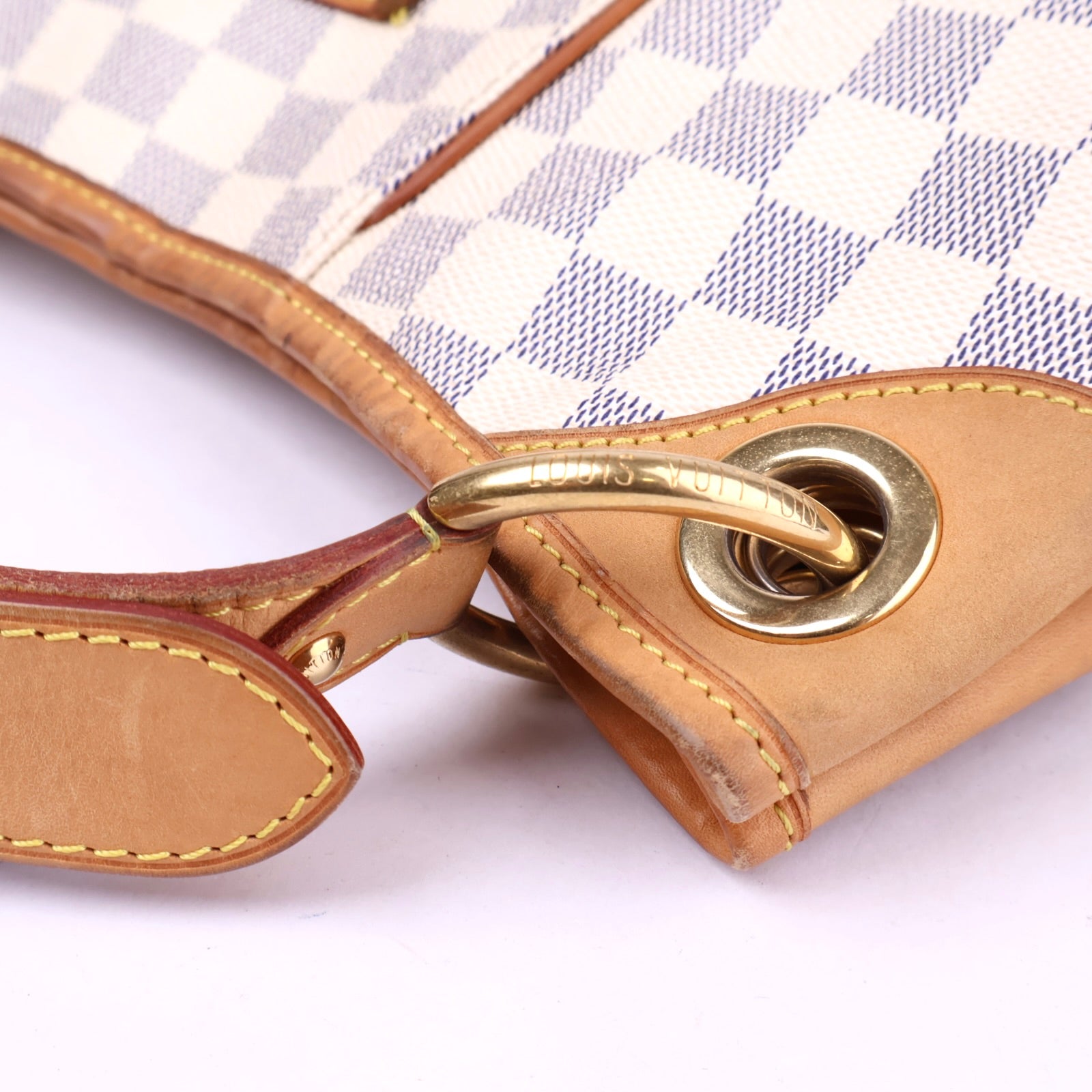 J3280 Louis Vuitton Damier Azur Canvas Galliera PM Bag- Pre Owned