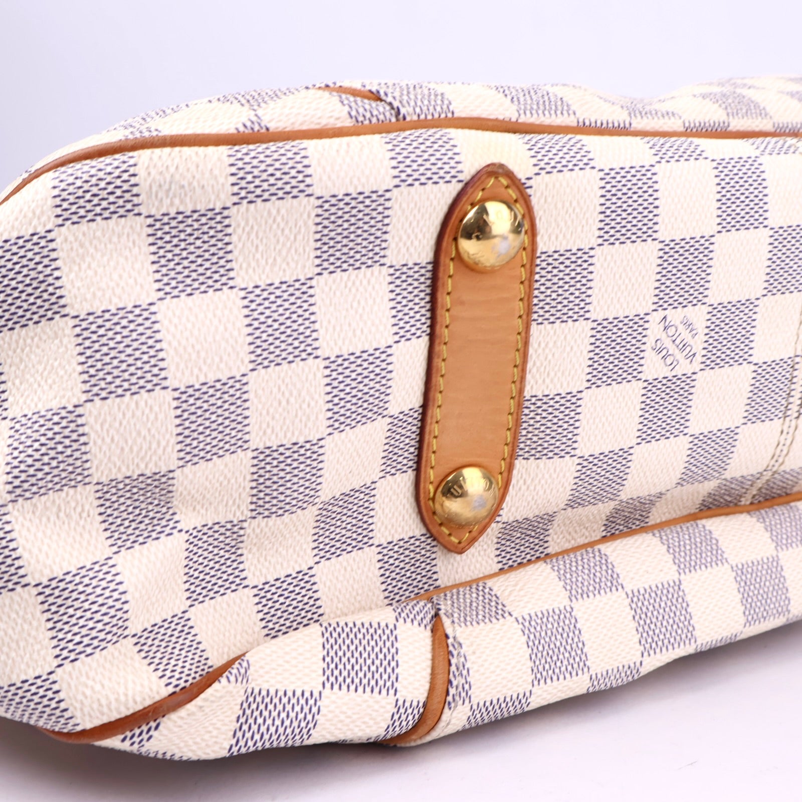 J3280 Louis Vuitton Damier Azur Canvas Galliera PM Bag- Pre Owned