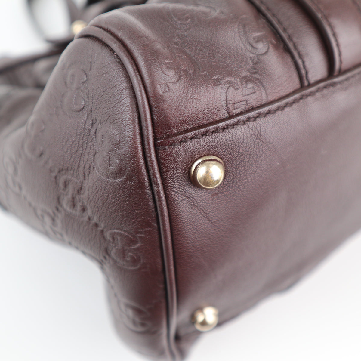 C2284 Gucci Shoulder Bag 85th Anniversary Guccissima Shoulder Bag | Pre-Owned Very Good Brown Guccissima Leather