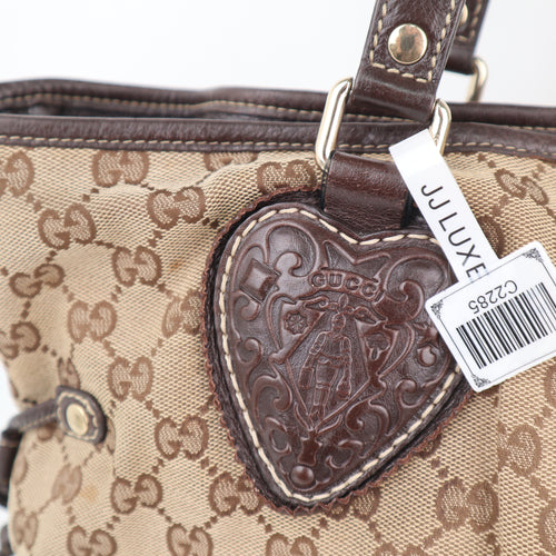 C2285 Gucci Shoulder Bag GG Canvas Tribeca | Pre-Owned Very Good Brown GG Canvas Canvas