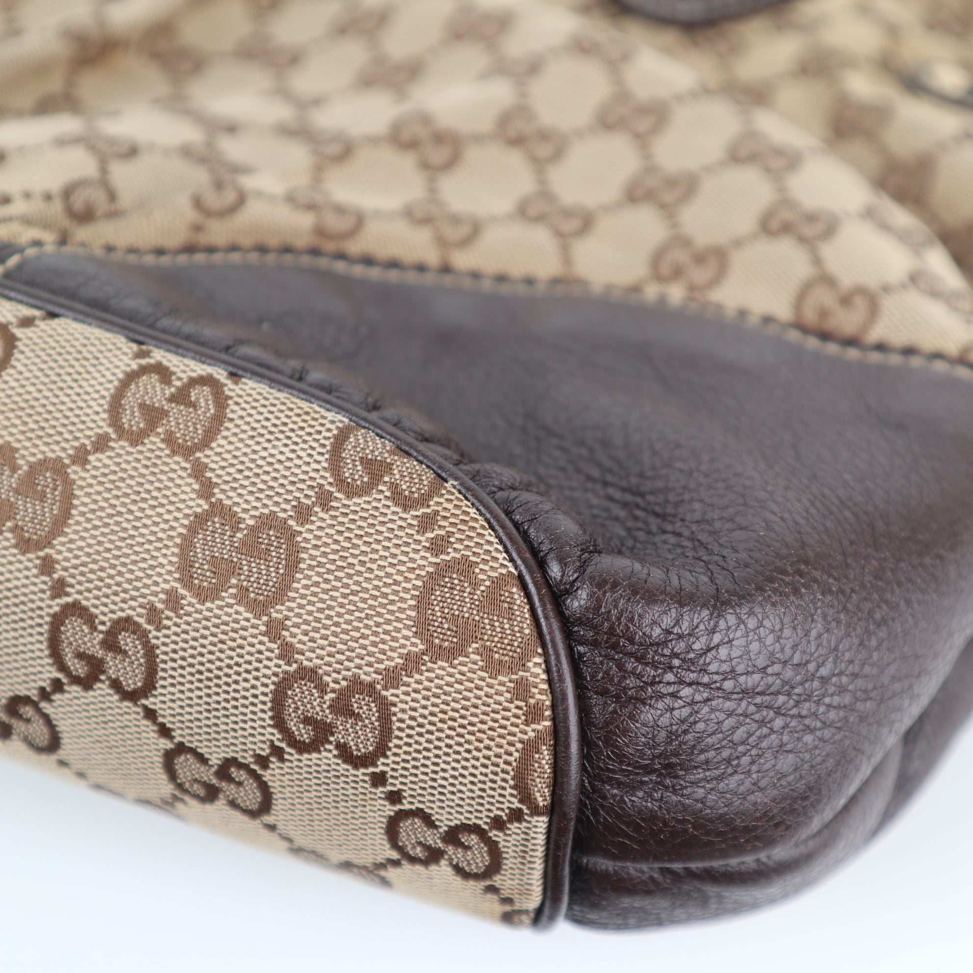 C2285 Gucci Shoulder Bag GG Canvas Tribeca | Pre-Owned Very Good Brown GG Canvas Canvas