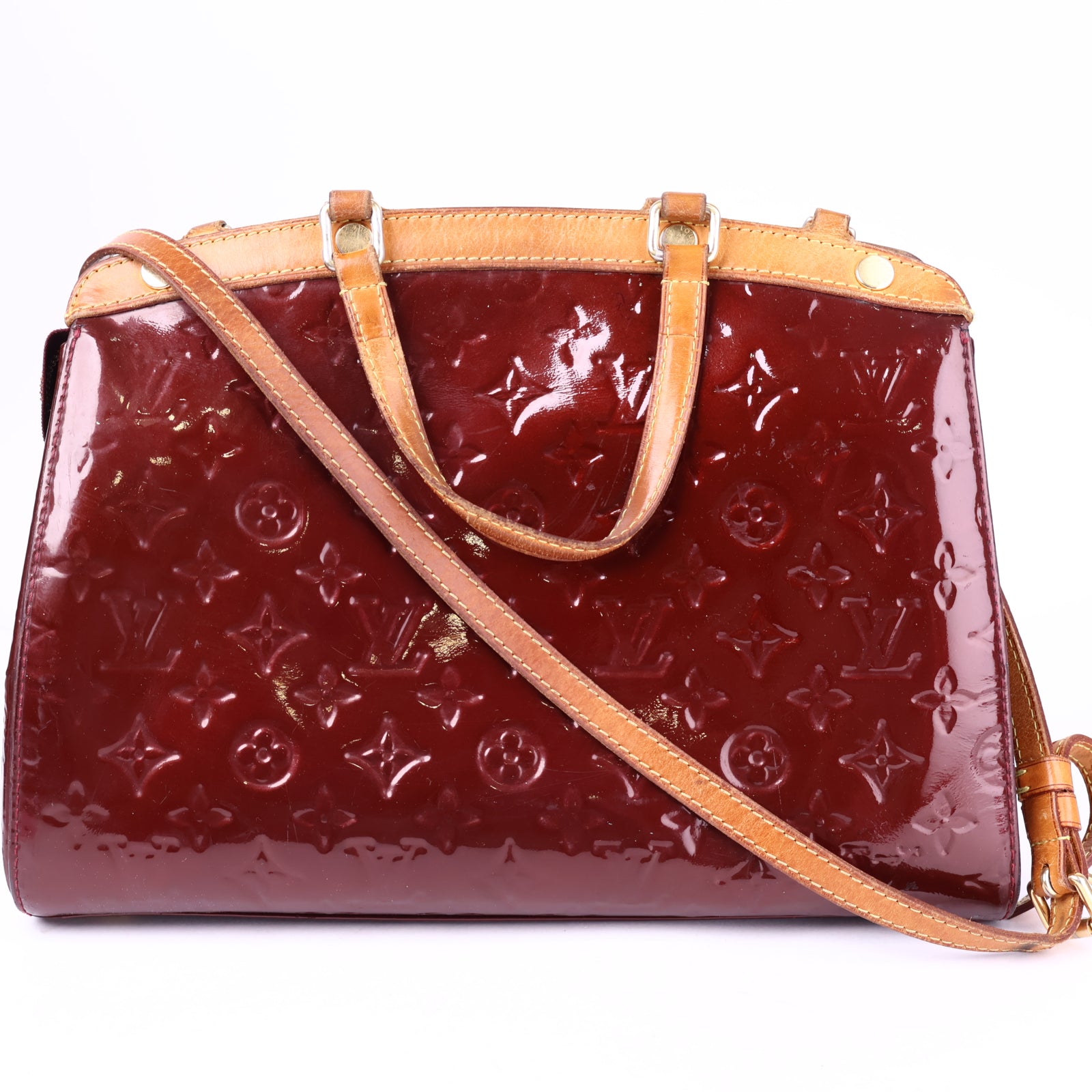 J2133 Louis Vuitton Brea MM Monogram Vernis- Pre Owned