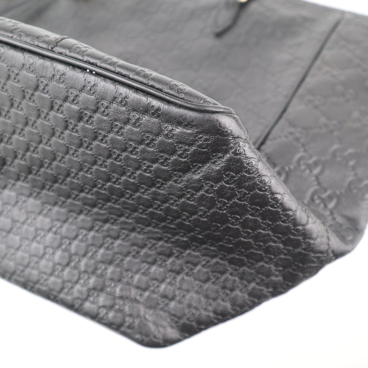 C2287 Gucci Shoulder Bag Microguccissima Bree Black | Pre-Owned Excellent Black Guccissima Leather