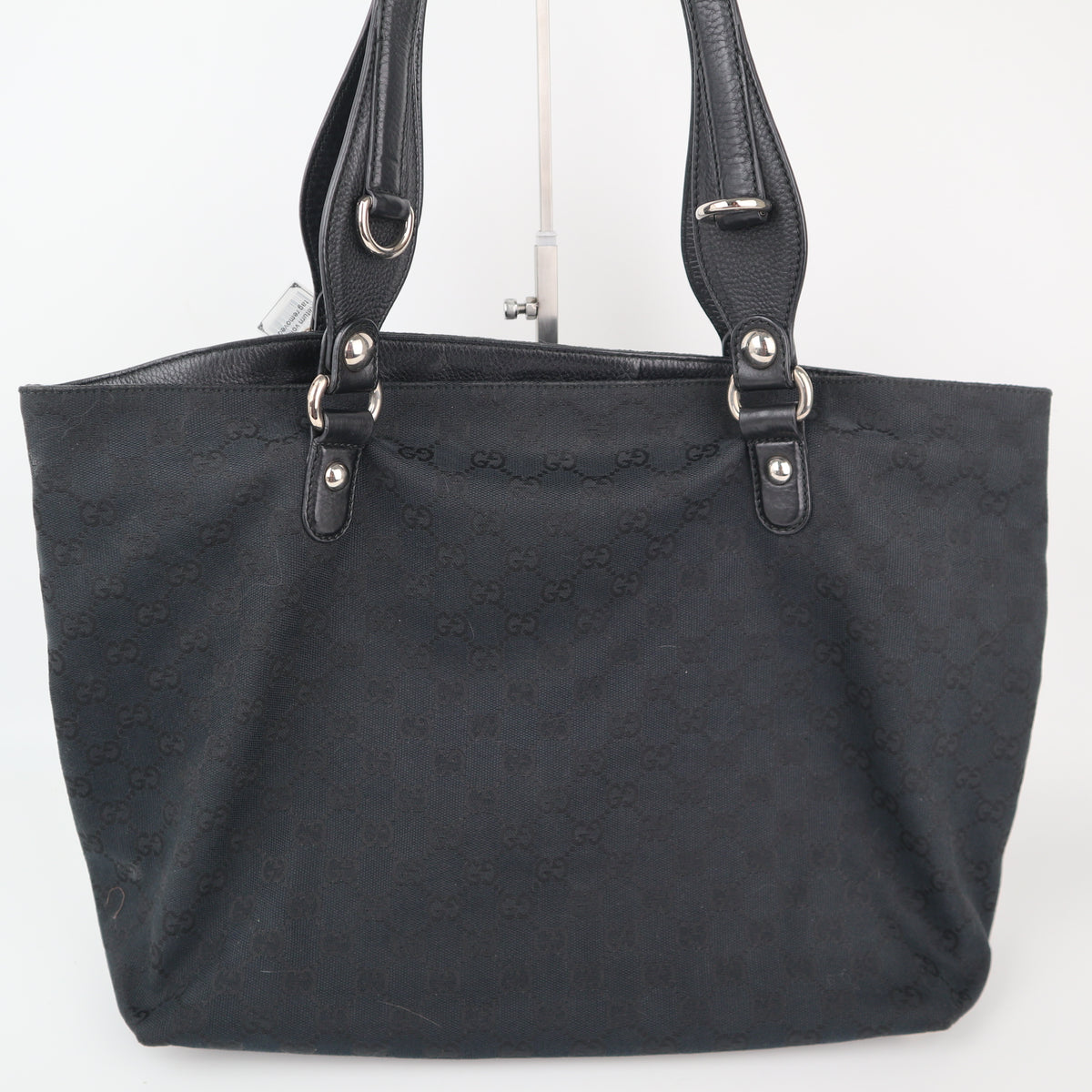 C2290# Gucci Tote Bag Icon Bit GG-Canvas Jacquard | Pre-Owned Excellent GG Canvas, Jacquard Canvas