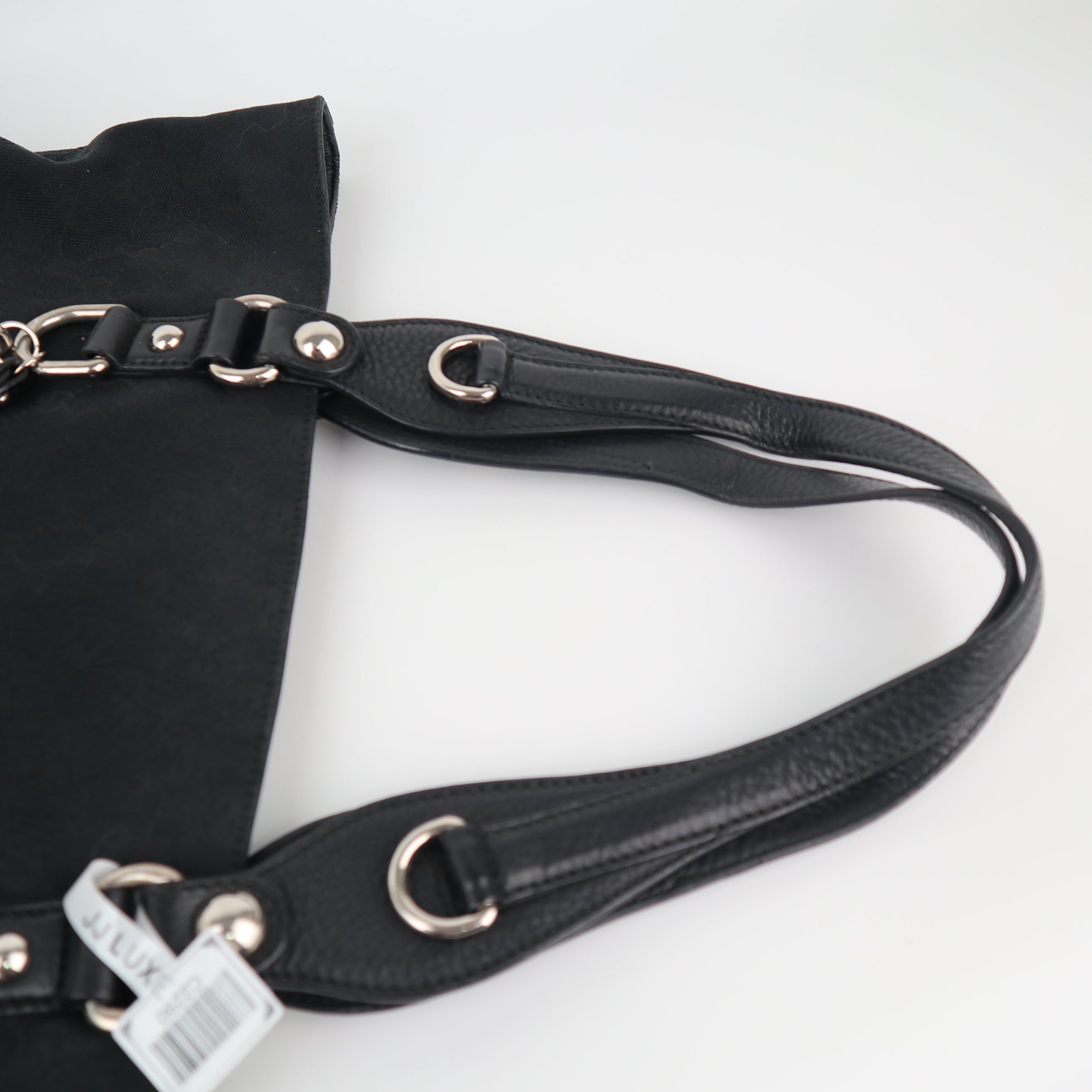 C2290 Gucci Tote Bag Icon Bit GG-Canvas Jacquard | Pre-Owned Excellent GG Canvas, Jacquard Canvas