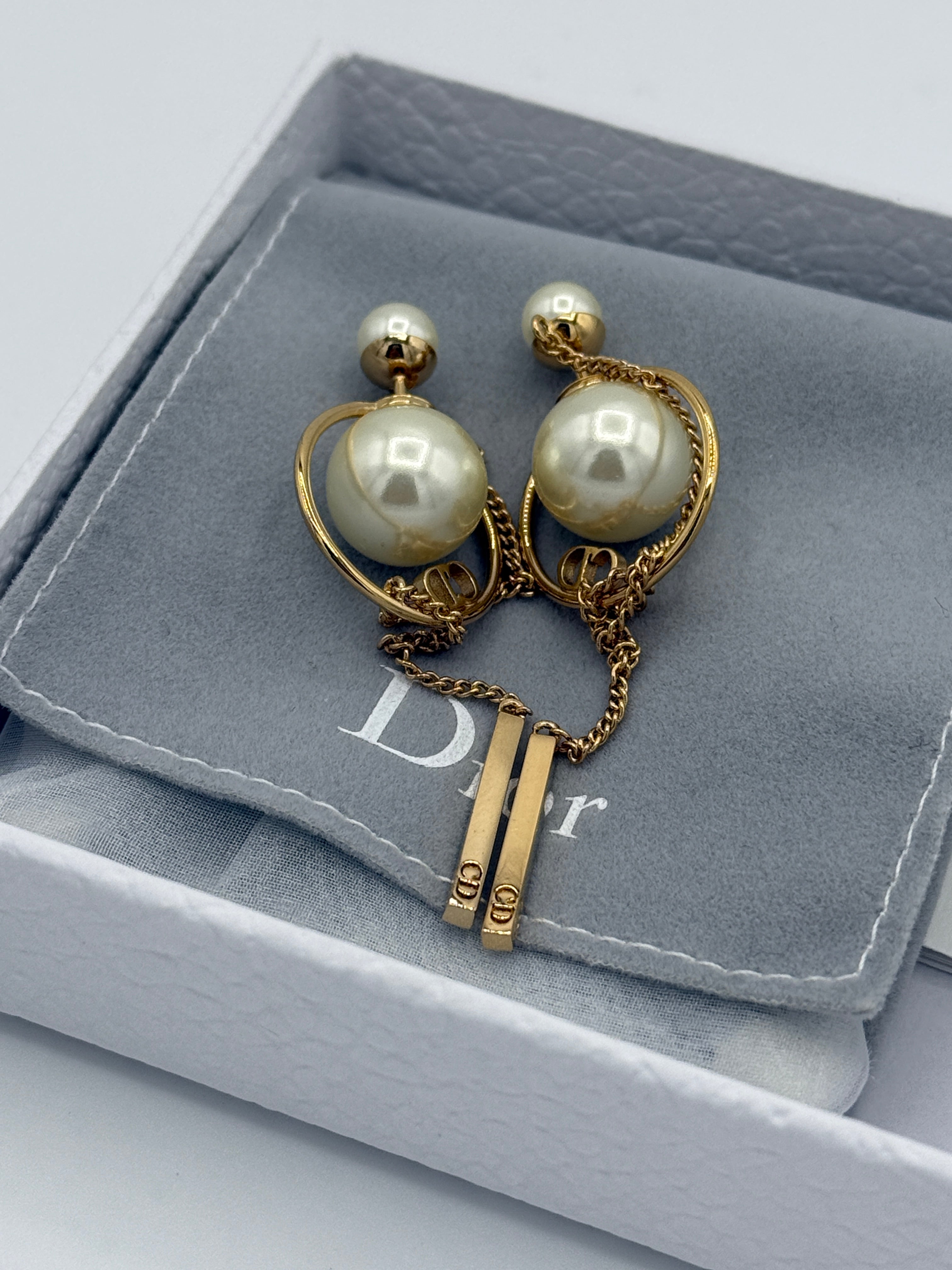 Dior Tribal Crystal Earrings