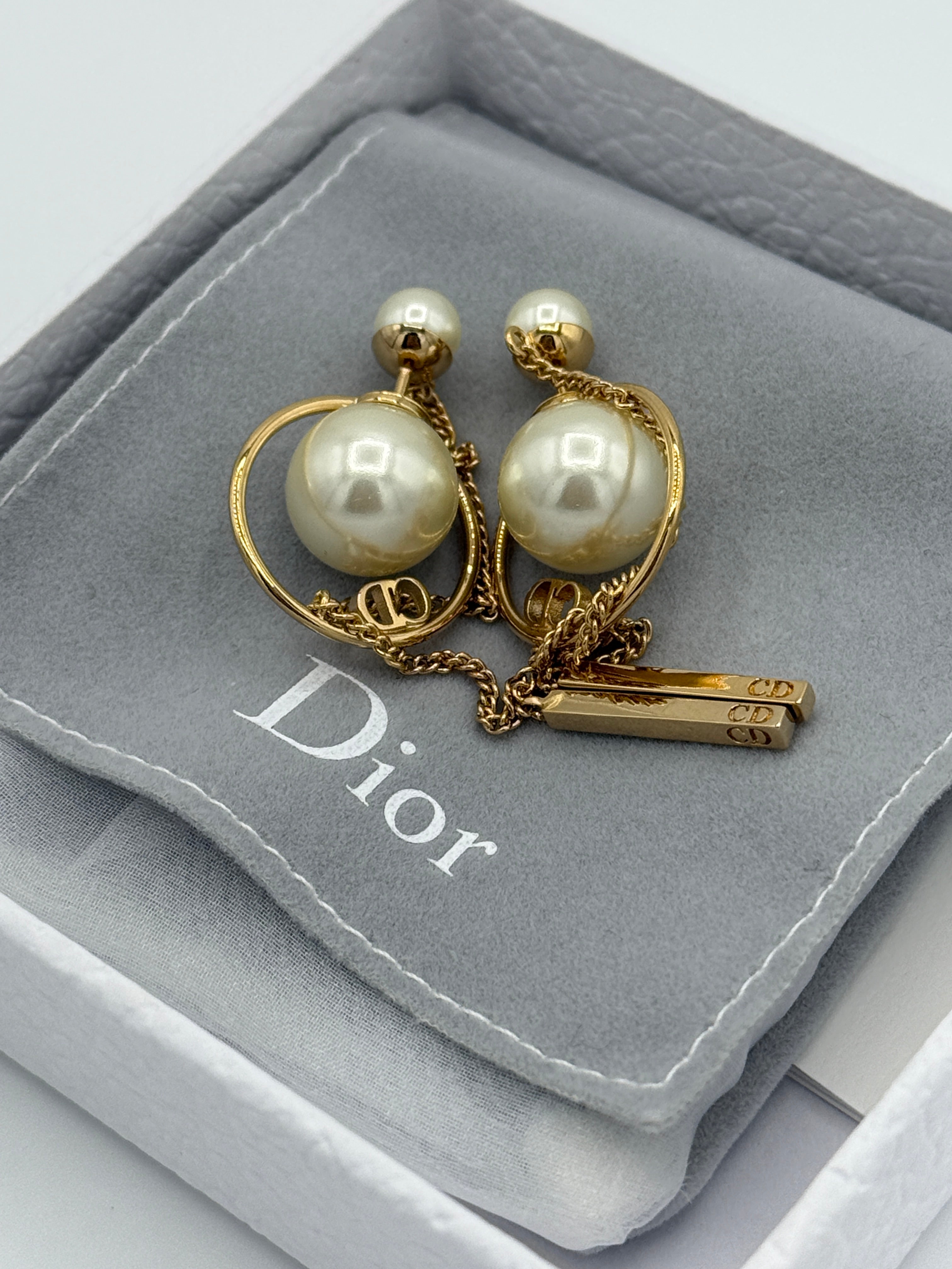 Dior Tribal Crystal Earrings