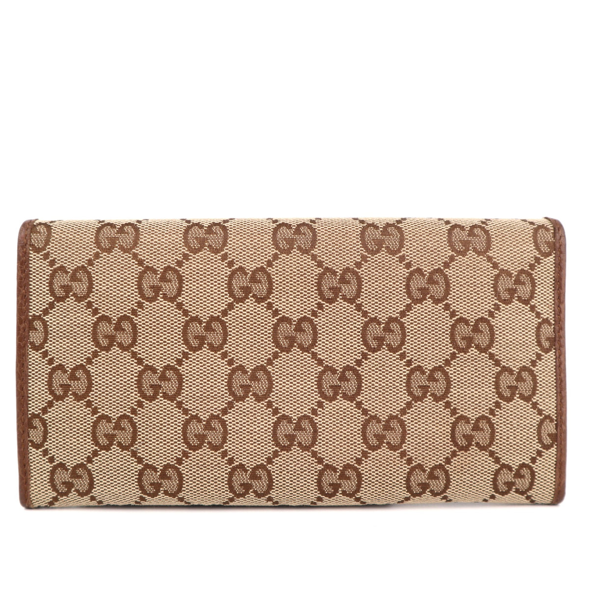 C2300 Gucci Wallet GG Canvas Brown | Pre-Owned Very Good Brown GG Canvas Canvas