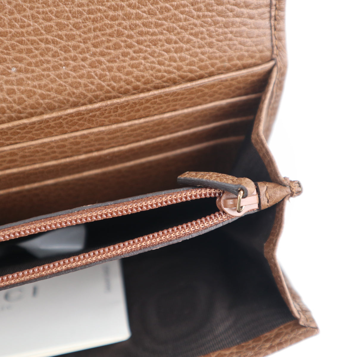 C2300 Gucci Wallet GG Canvas Brown | Pre-Owned Very Good Brown GG Canvas Canvas