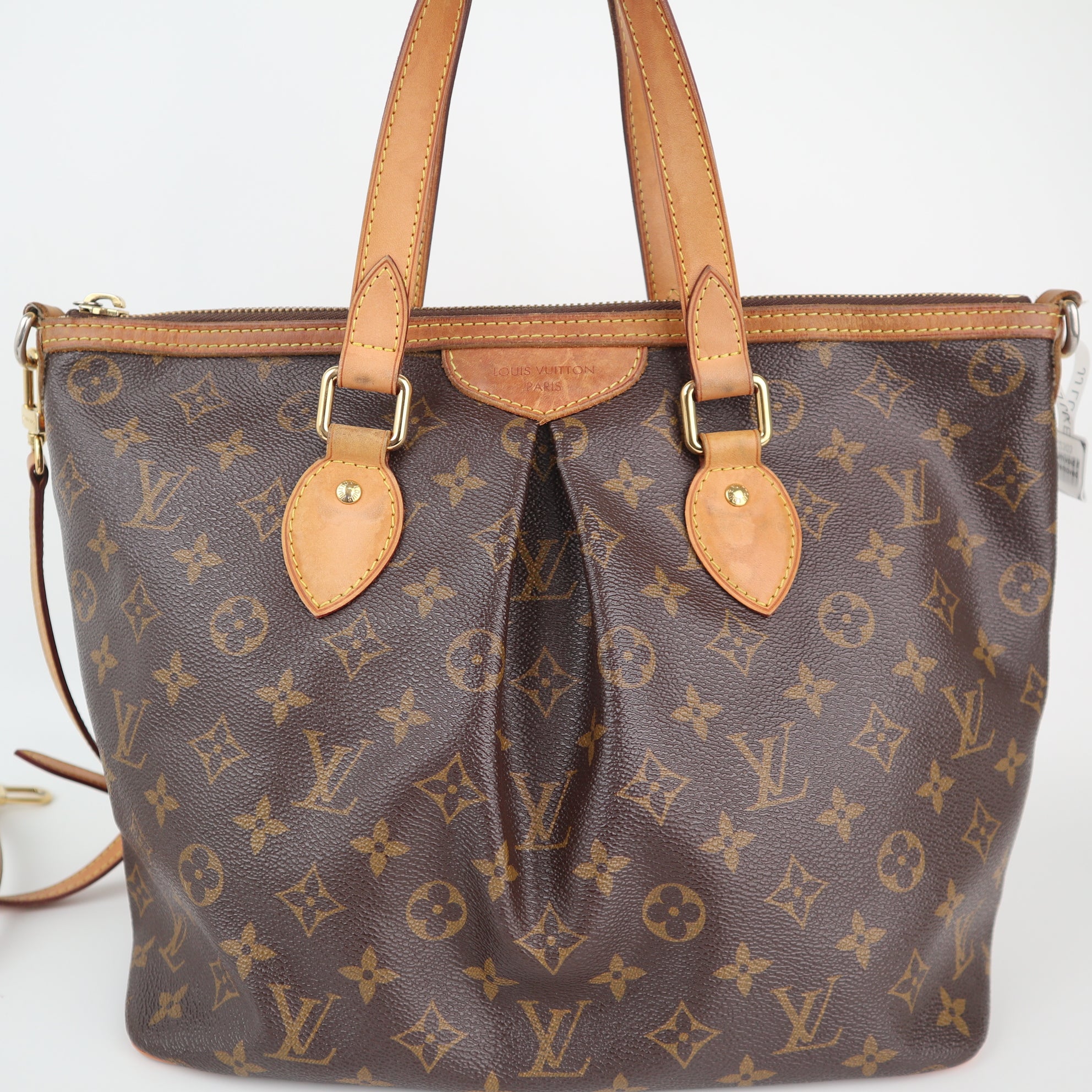 C2303 Louis Vuitton Shoulder Bag Monogram Canvas Palermo PM | Pre-Owned Very Good Brown Monogram Canvas