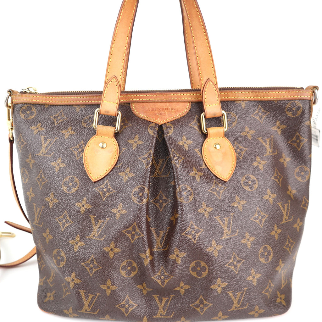 C2303 Louis Vuitton Shoulder Bag Monogram Canvas Palermo PM | Pre-Owned Very Good Brown Monogram Canvas