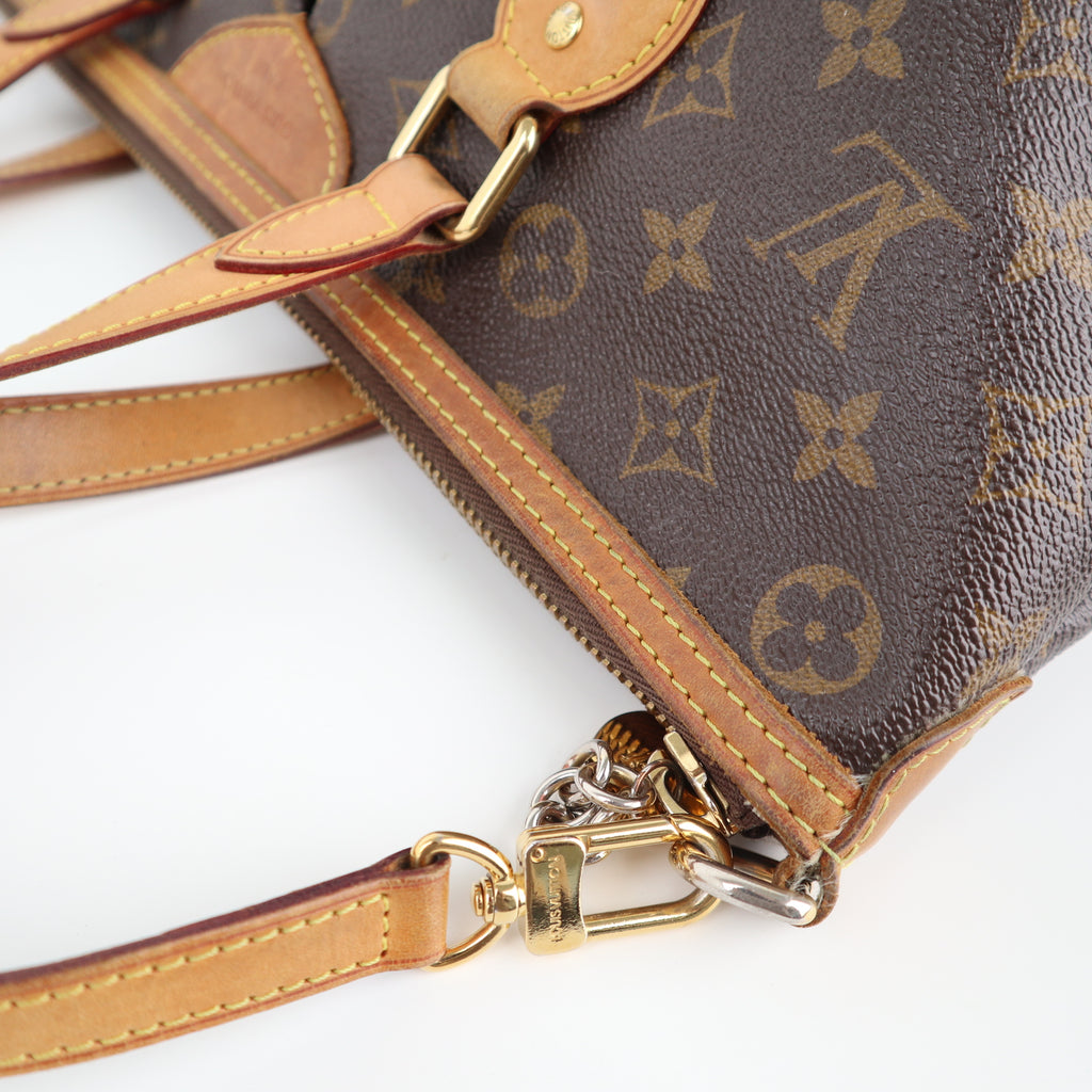 C2303 Louis Vuitton Shoulder Bag Monogram Canvas Palermo PM | Pre-Owned Very Good Brown Monogram Canvas