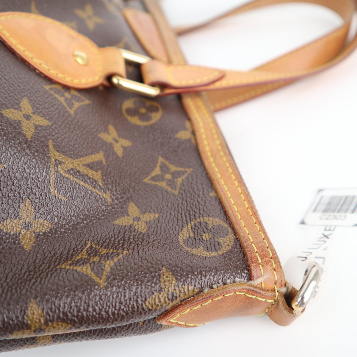 C2303 Louis Vuitton Shoulder Bag Monogram Canvas Palermo PM | Pre-Owned Very Good Brown Monogram Canvas
