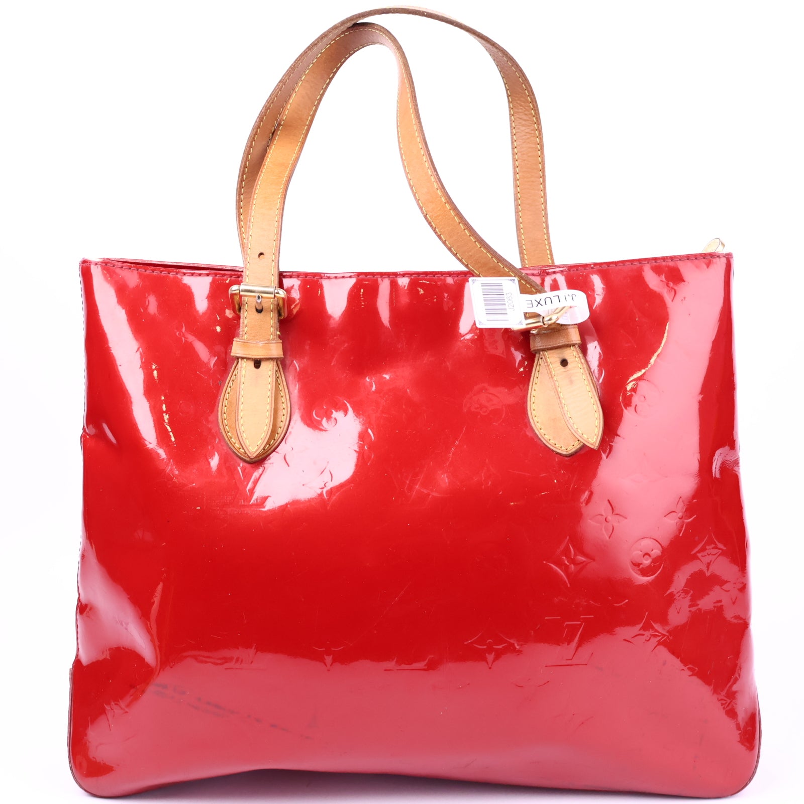 Louis Vuitton Monogram Vernis Brentwood Top Handle Bag J2063 | Pre-Owned Excellent Brown Monogram Vernis leather