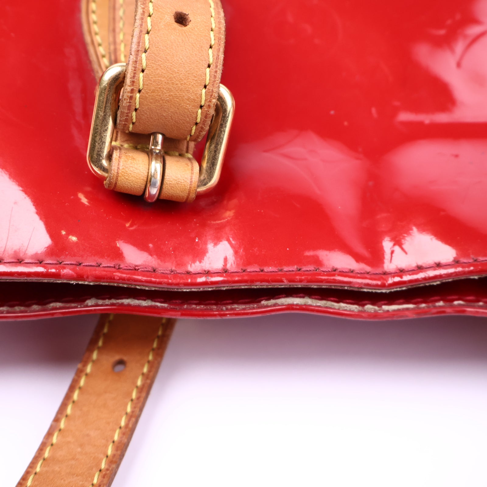 Louis Vuitton Monogram Vernis Brentwood Top Handle Bag J2063 | Pre-Owned Excellent Brown Monogram Vernis leather