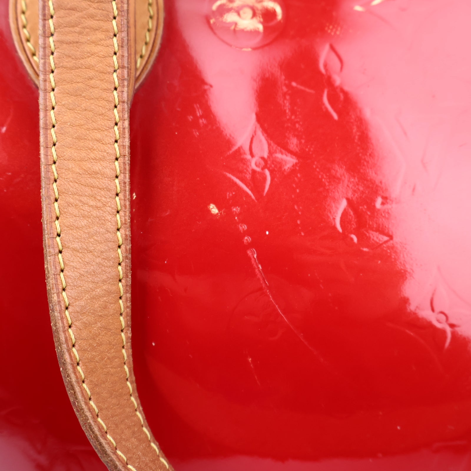 Louis Vuitton Monogram Vernis Brentwood Top Handle Bag J2063 | Pre-Owned Excellent Brown Monogram Vernis leather