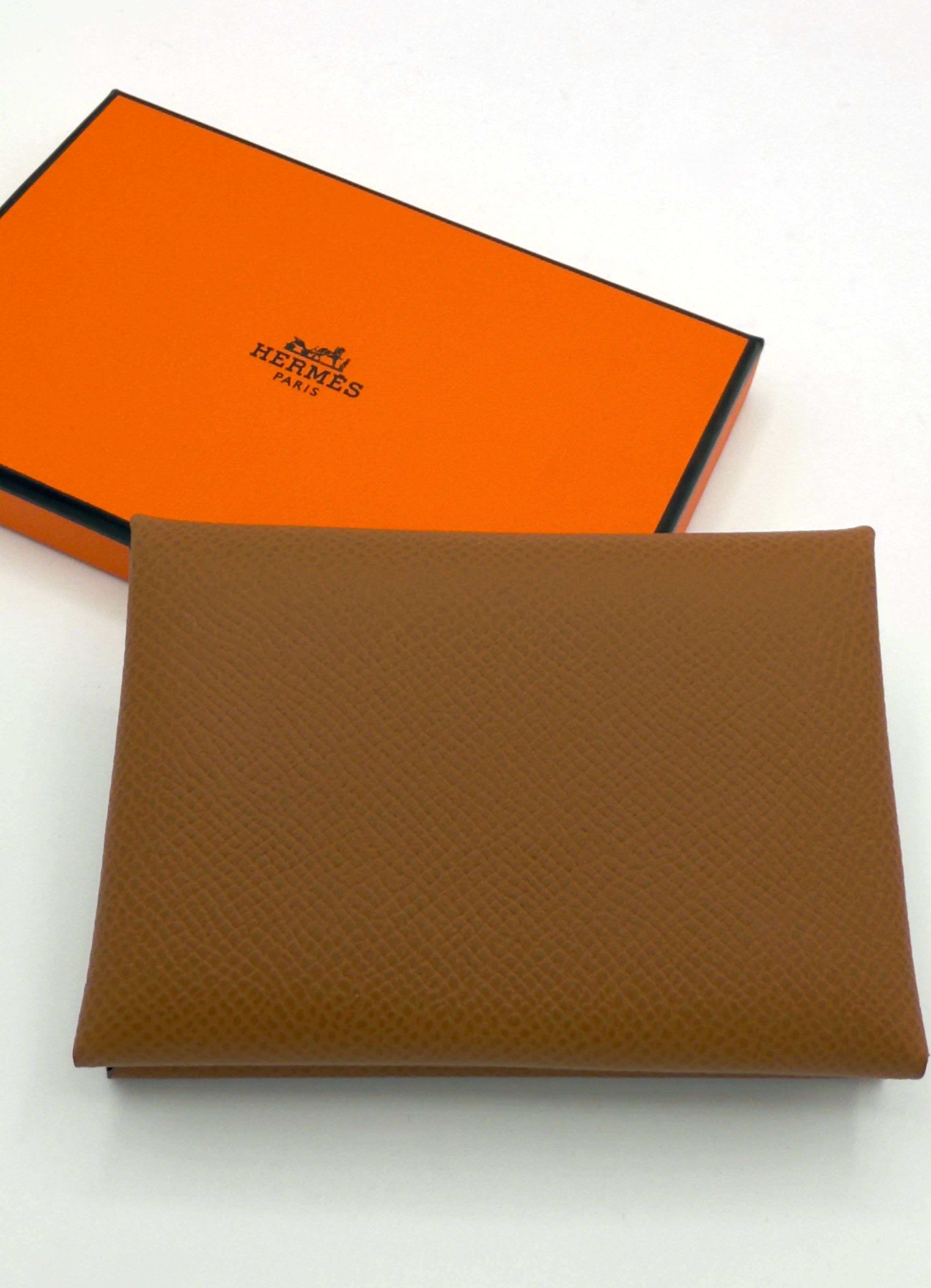 Hermès Calvi Duo card holder