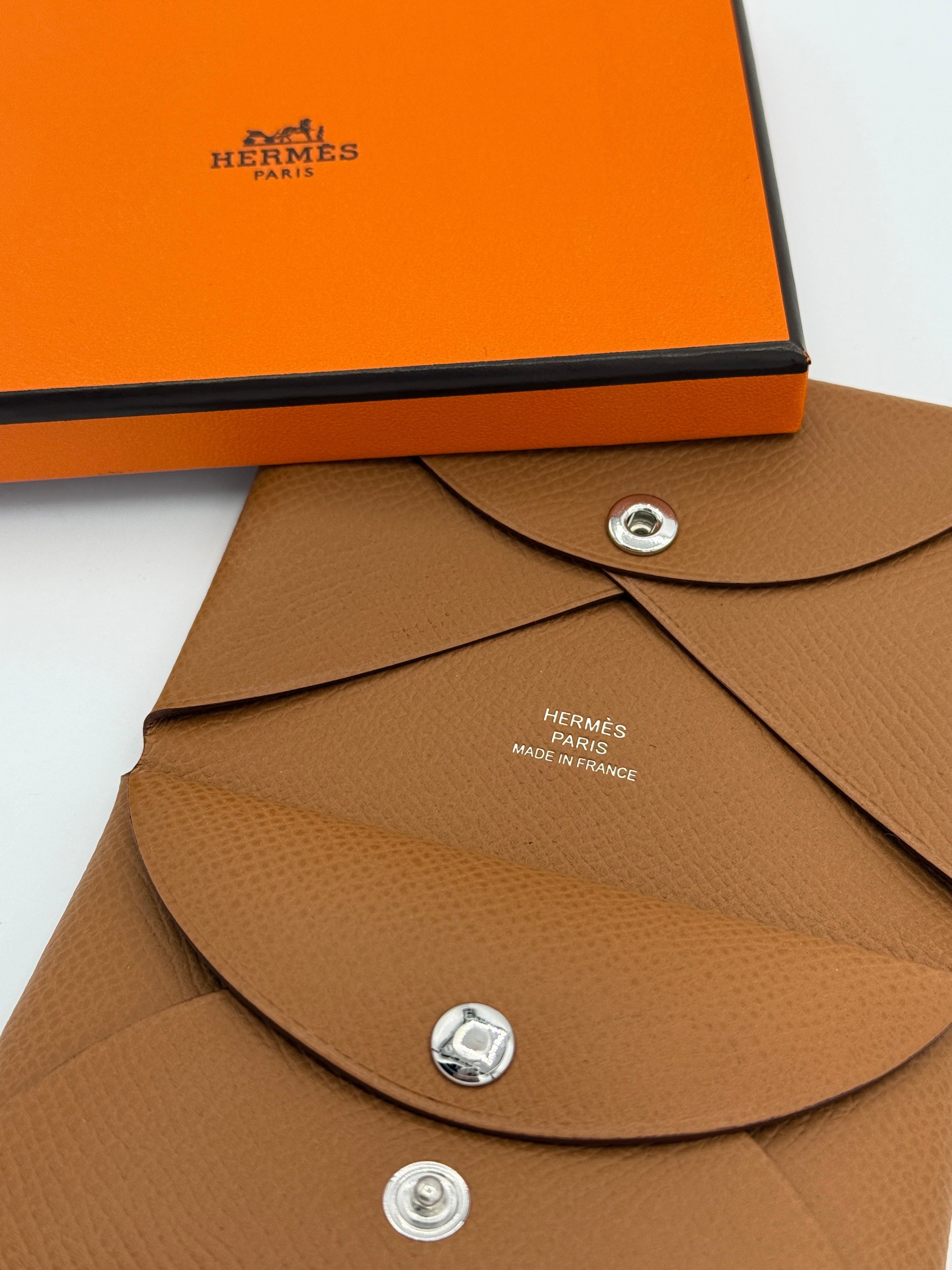 Hermès Calvi Duo card holder