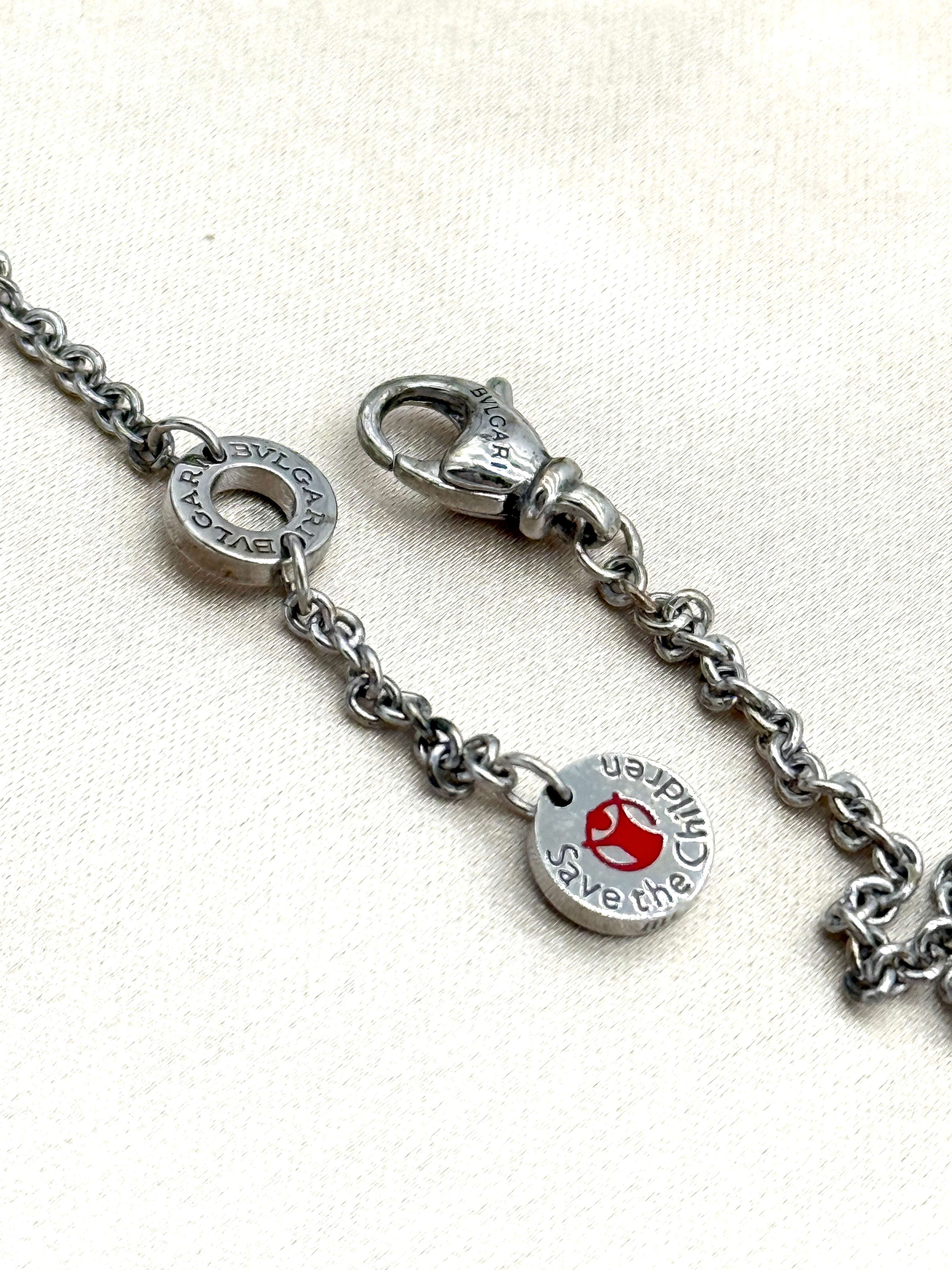 Bvlgari Save The Children Silver Bracelet