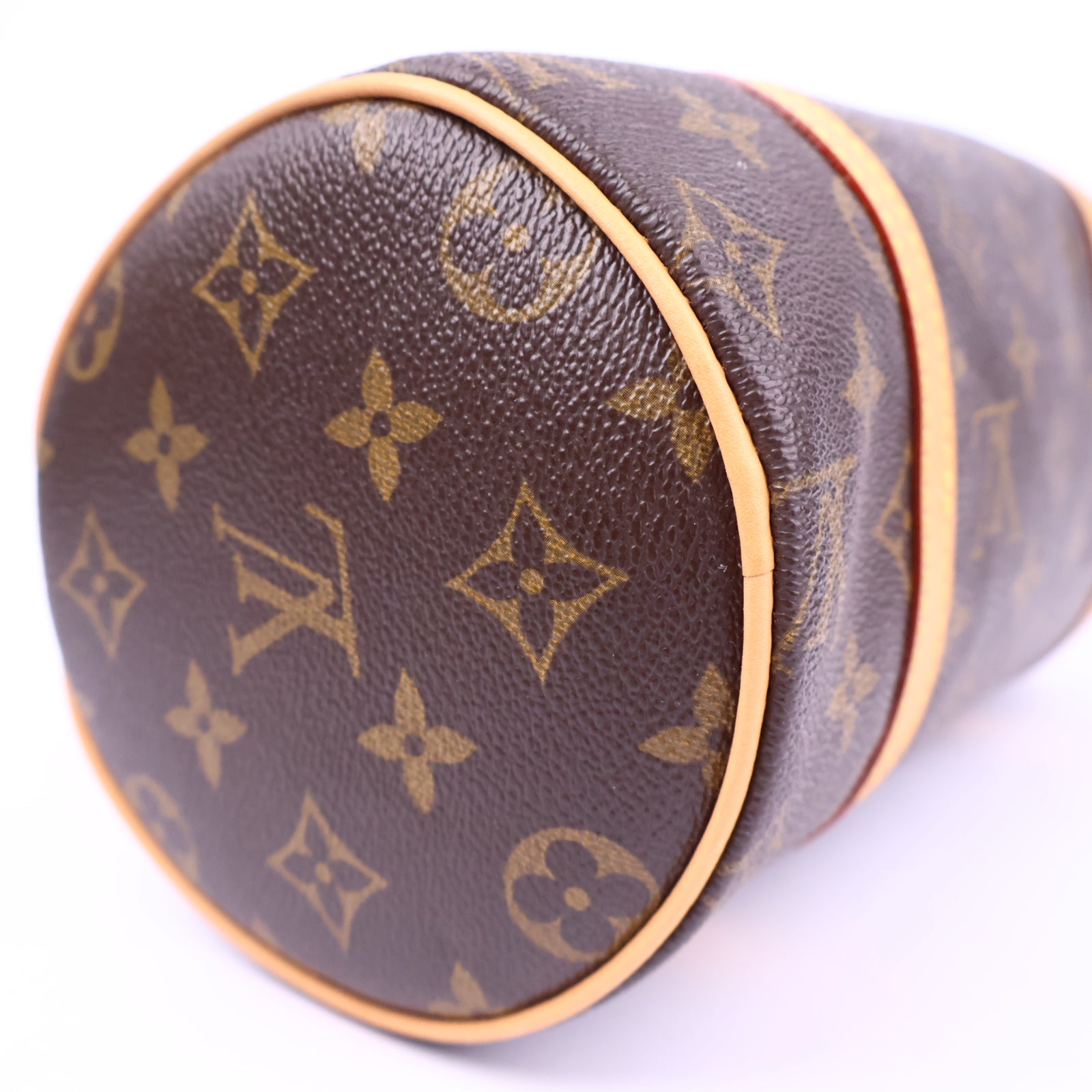 Louis Vuitton Monogram Papillon Brown Top Handle Bag J3310R | Pre-Owned Like New Brown Monogram Coated canvas