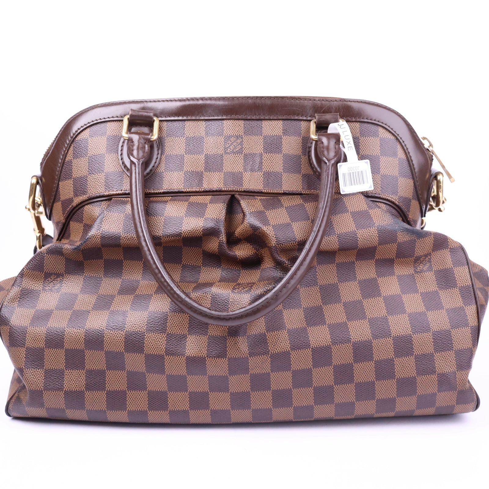 Louis Vuitton Trevi Handbag Damier Top Handle Bag J3300R# | Pre-Owned Like New Damier Coated canvas