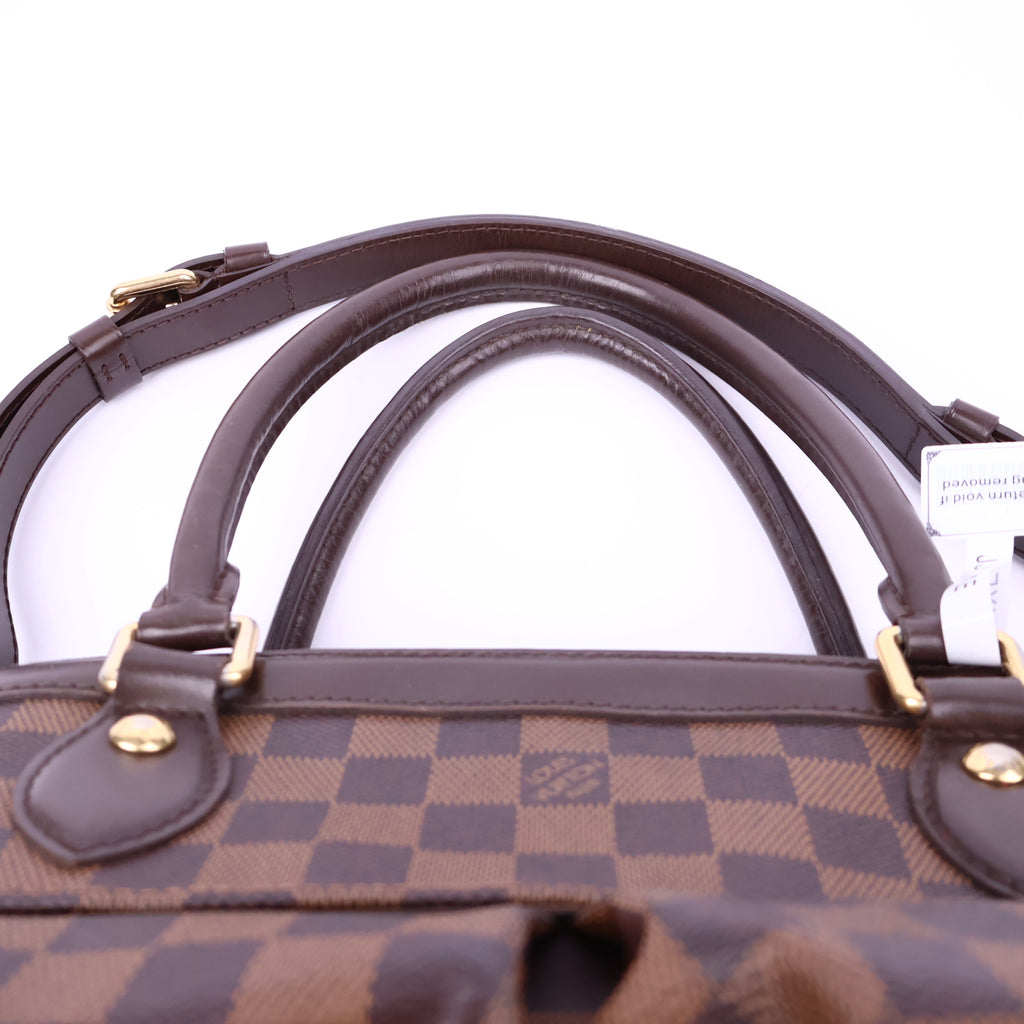 Louis Vuitton Trevi Handbag Damier Top Handle Bag J3300R# | Pre-Owned Like New Damier Coated canvas