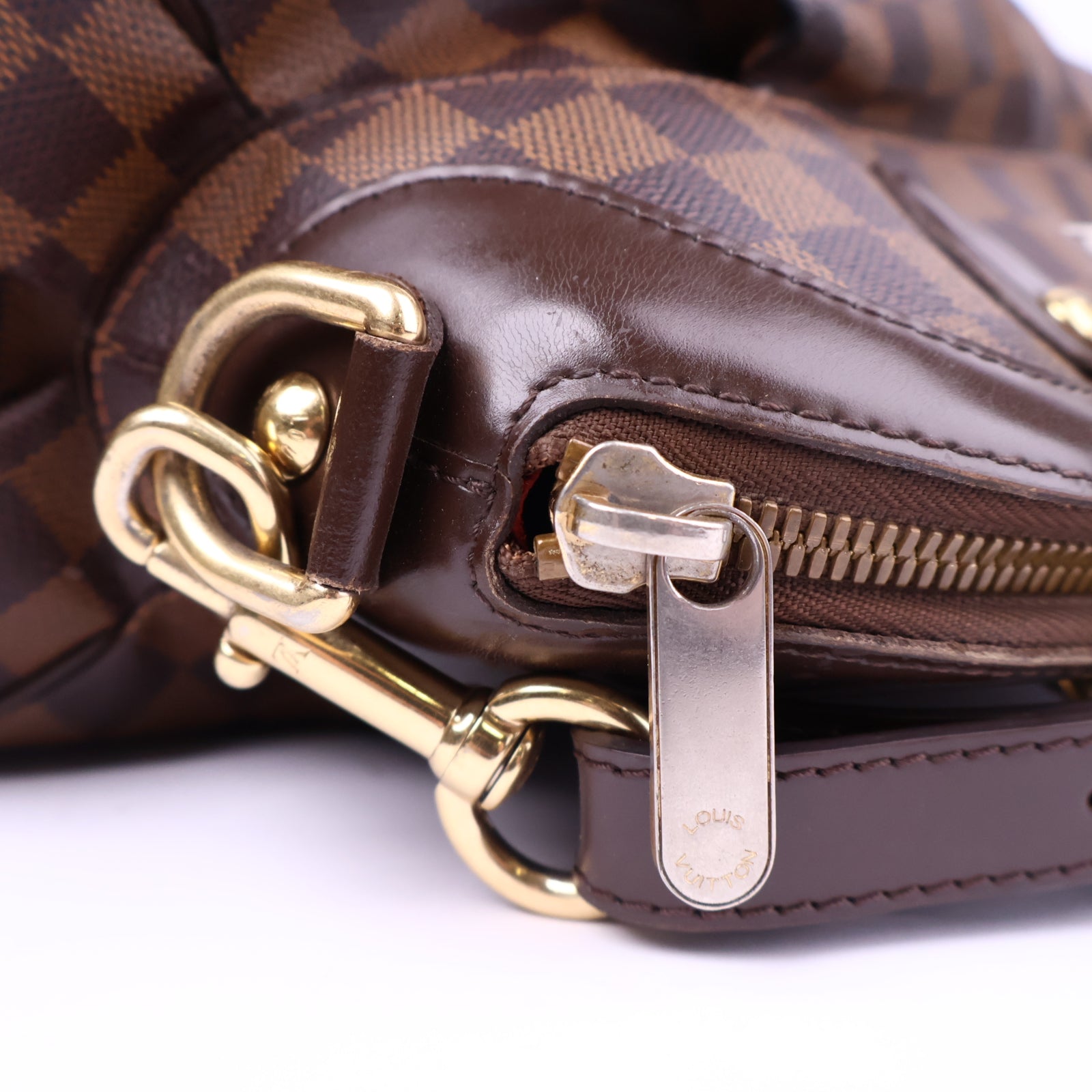 Louis Vuitton Trevi Handbag Damier Top Handle Bag J3300R# | Pre-Owned Like New Damier Coated canvas