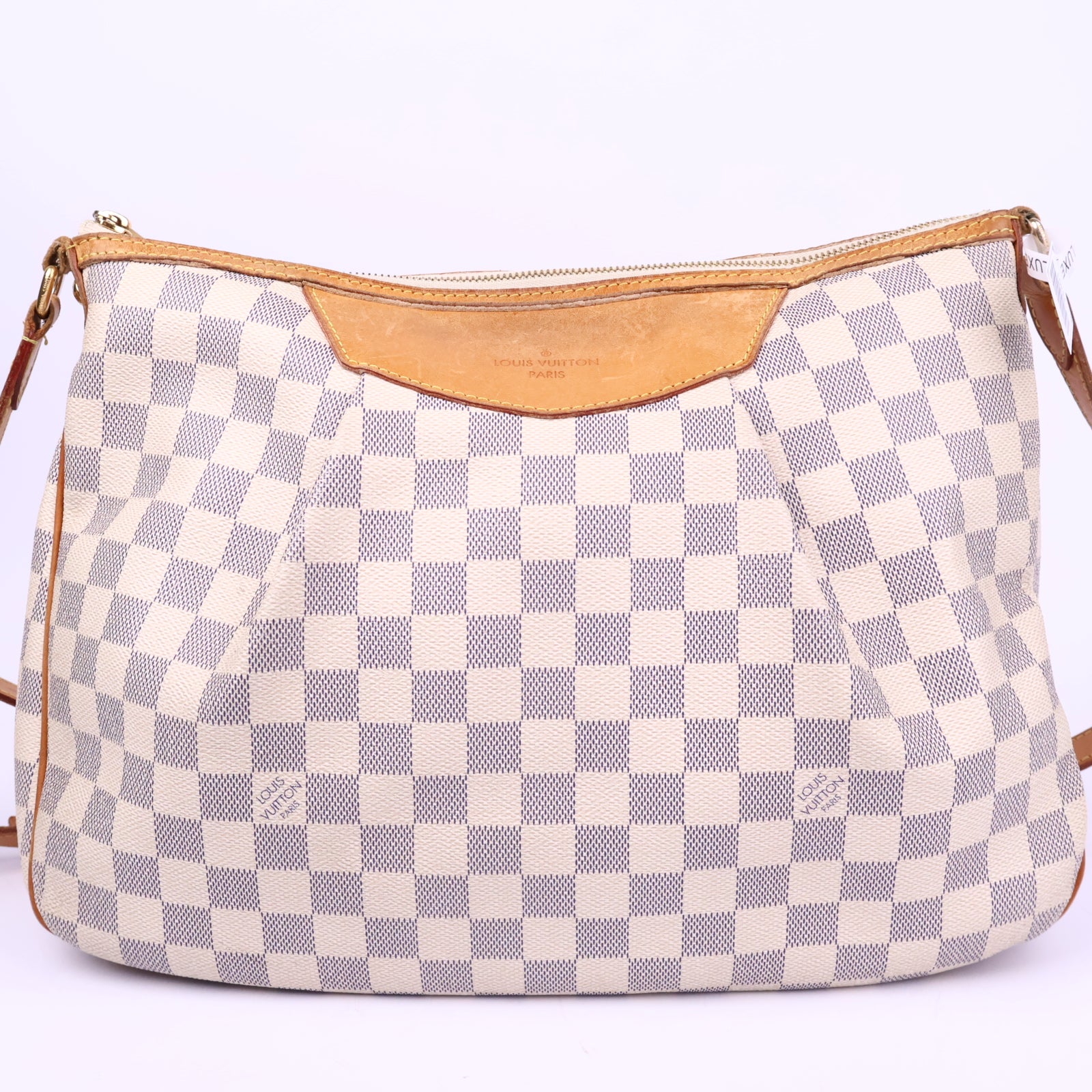 Louis Vuitton Damier Azur Siracusa Shoulder Bag J3301 | Pre-Owned Excellent Blue and white Damier Azur Coated canvas