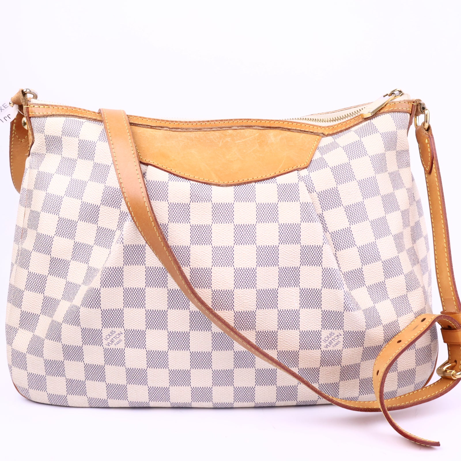Louis Vuitton Damier Azur Siracusa Shoulder Bag J3301 | Pre-Owned Excellent Blue and white Damier Azur Coated canvas