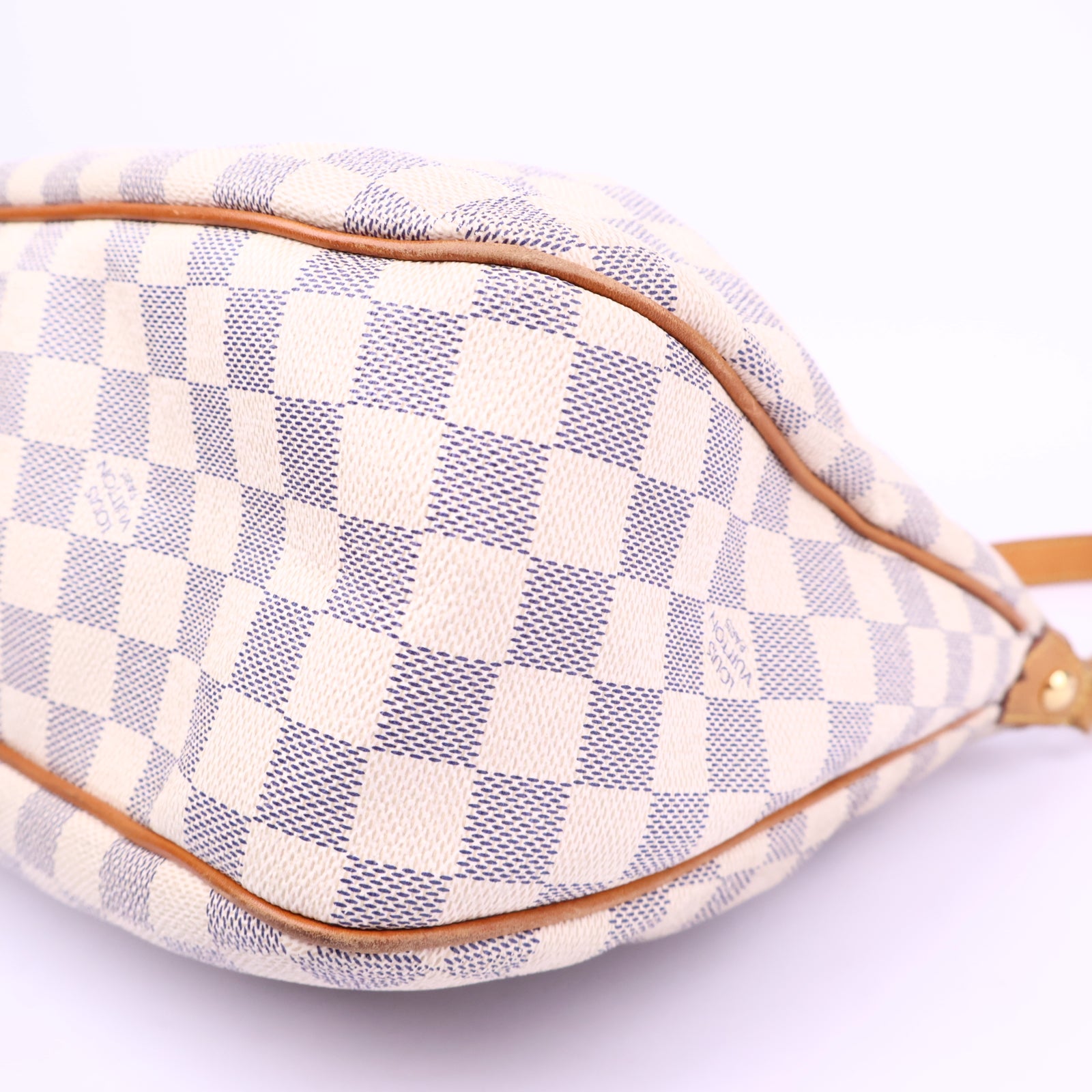 Louis Vuitton Damier Azur Siracusa Shoulder Bag J3301 | Pre-Owned Excellent Blue and white Damier Azur Coated canvas