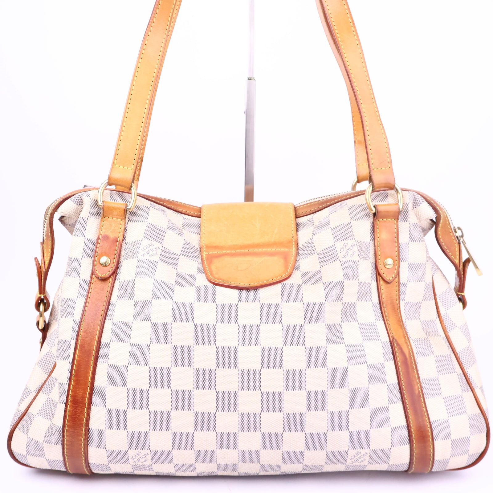 Louis Vuitton Damier Azur Stresa Shoulder Bag J3308 | Pre-Owned Excellent Blue and white Damier Azur Coated canvas